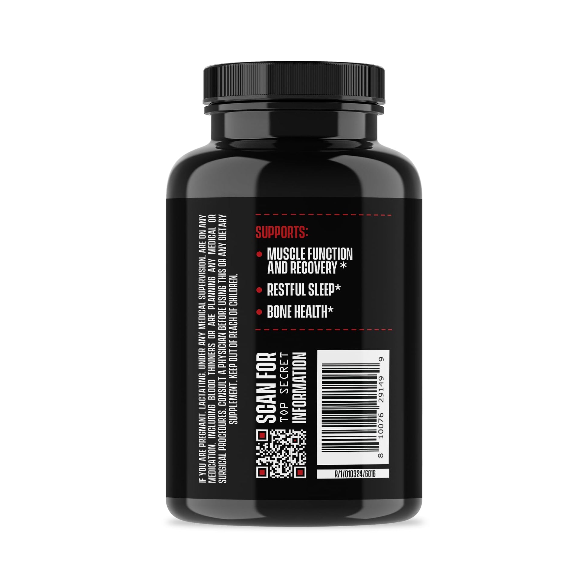 Jocko Fuel Magnesium Complex Supplement - Magnesium Glycinate, Citrate, & Taurate Capsules Dietary Supplement for Muscle Recovery & Relaxation, Heart, Nerve, Bone Support, & Sleep 30-Day Supply Jocko Fuel uk supplements