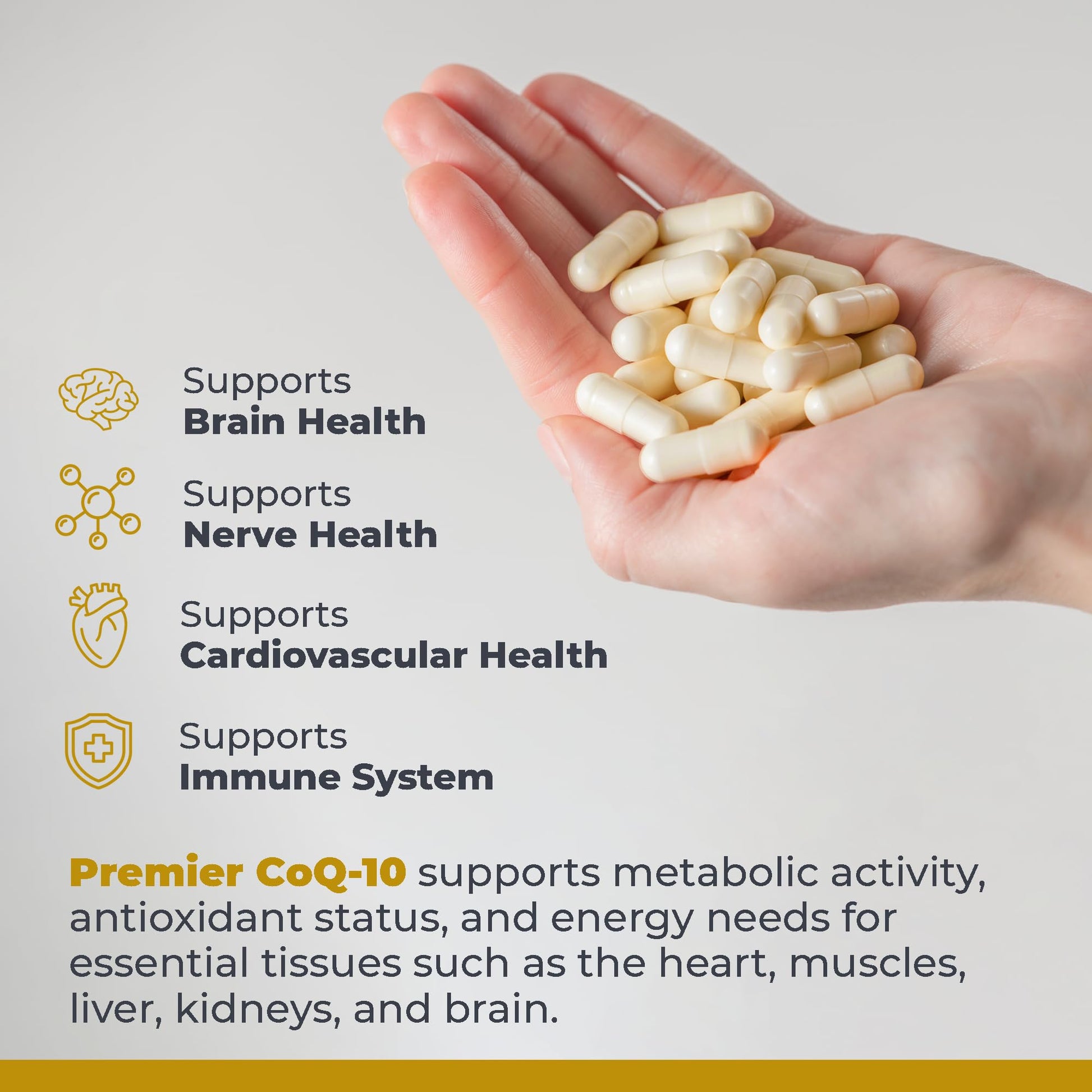 Premier Research Labs CoQ10 - Coenzyme Q10, Co Q 10 Supplement, 100mg Capsules, Ubiquinol Co Enzyme Q-10 with Red Algae & MCT Oil - 60 Vegetarian Capsules Premier Research Labs uk supplements