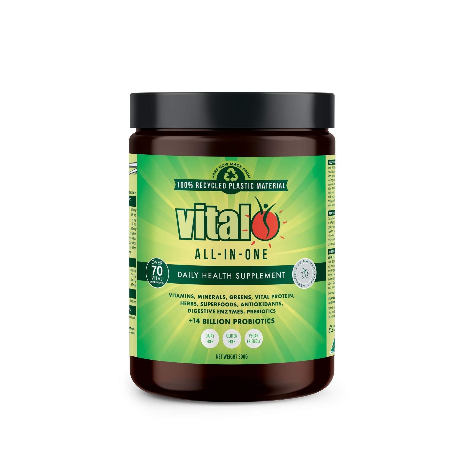 Vital Greens Antioxidant Superfood Powder Natural Multivitamin Formula 300gm / 10.58oz Vital Greens uk supplements