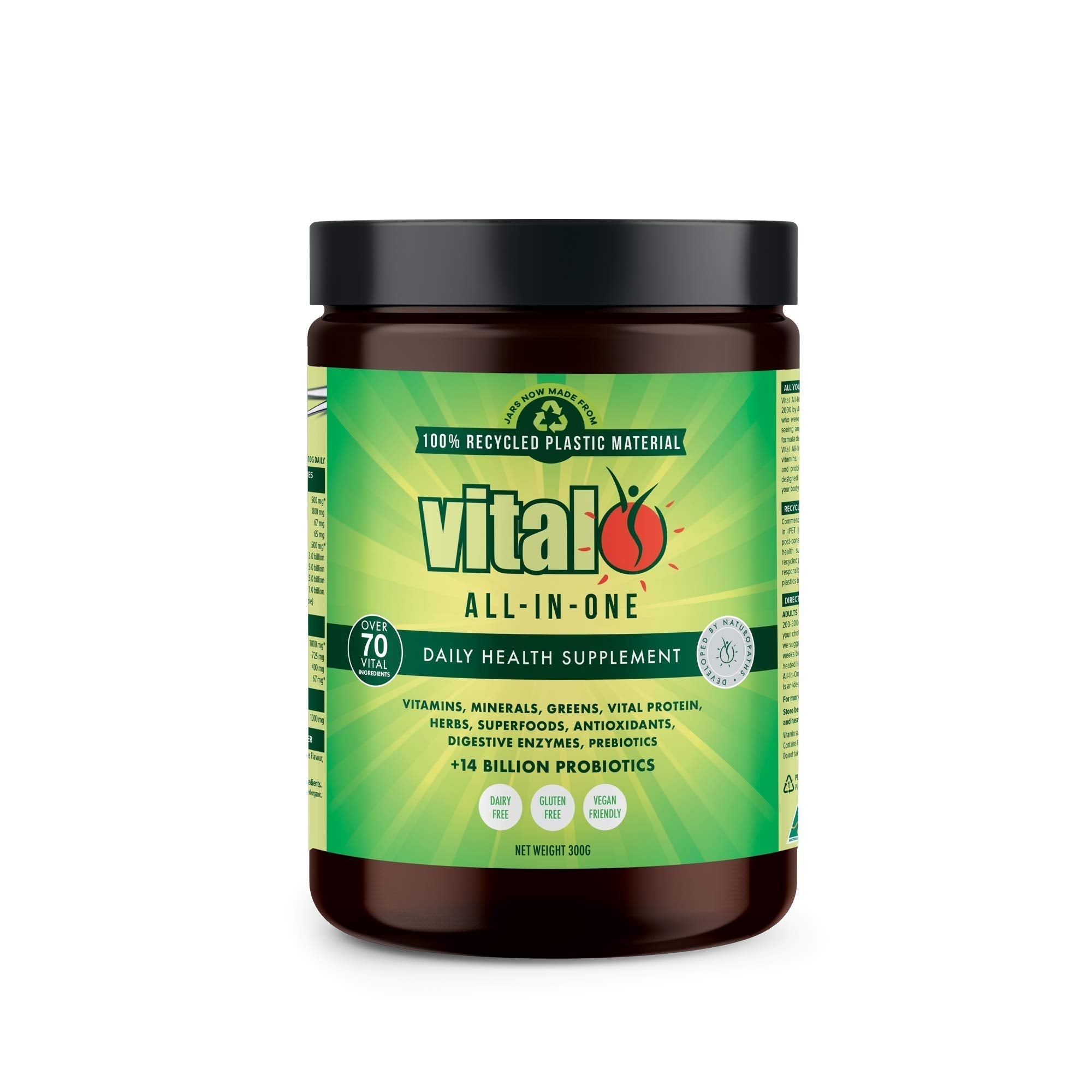 Vital Greens Antioxidant Superfood Powder Natural Multivitamin Formula 300gm / 10.58oz Vital Greens uk supplements