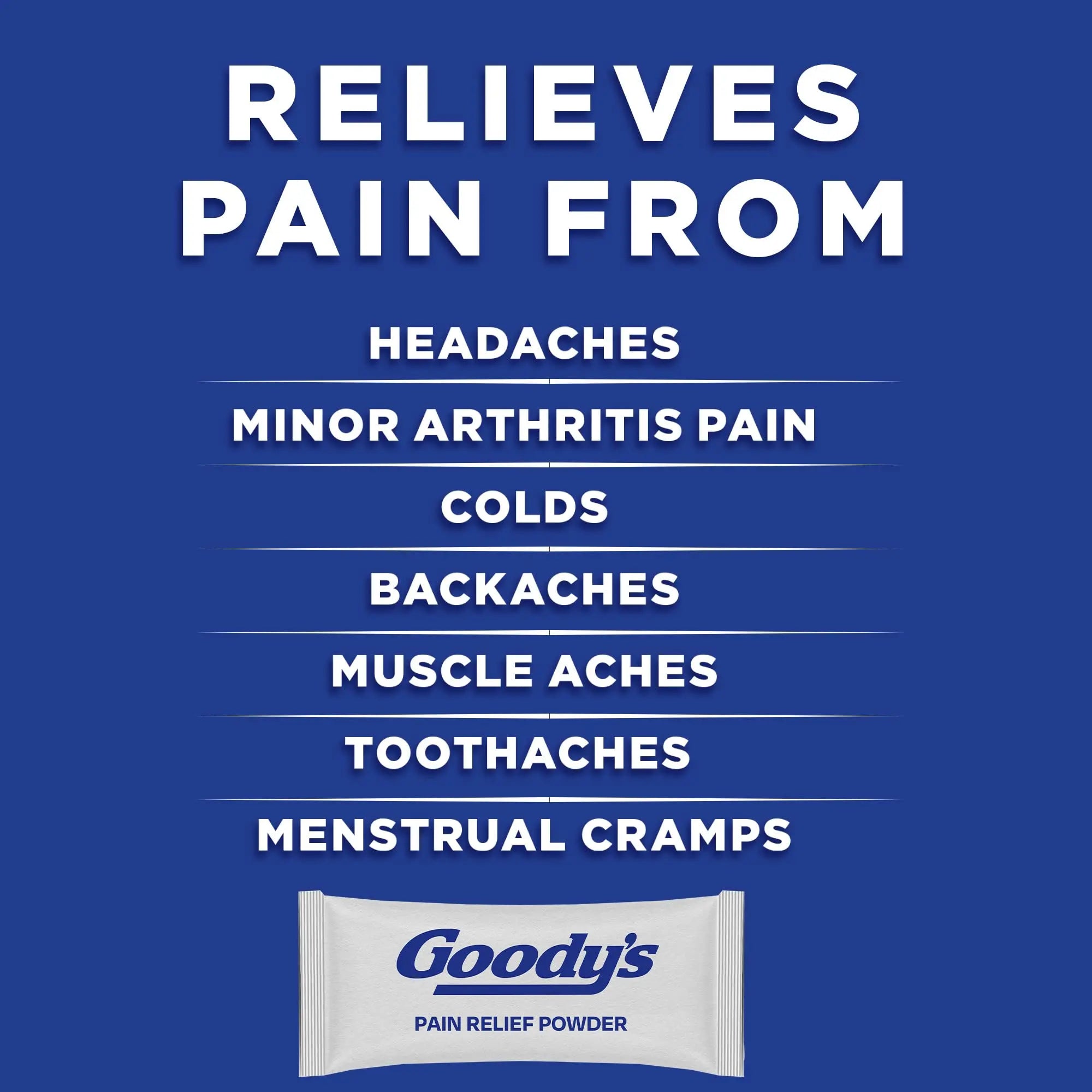 Goody’s Headache Powder Extra Strength Pain Relief, Triple Action Headache Relief with Aspirin, Acetaminophen & Caffeine, 24 Count Goody's uk supplements