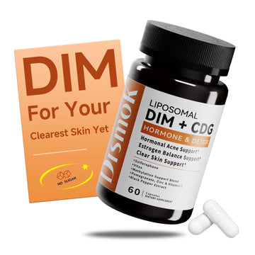 DIM Supplement 400 mg | Advanced Liposomal Multi-Action Complex for Estrogen Balance in Women & Men | Supports Hormonal Acne, Healthy Estrogen Metabolism & Clear Skin | Third-Party Tested Dismok uk supplements