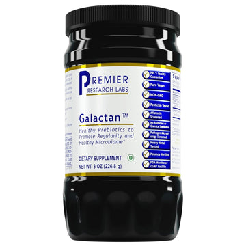 Premier Research Labs Galactan - Larch Arabinogalactan Powder for Men & Women, Prebiotic Fiber Powder for Healthy Gut Microbiome, Larch Tree Extract, Calcium - 8 oz Premier Research Labs uk supplements