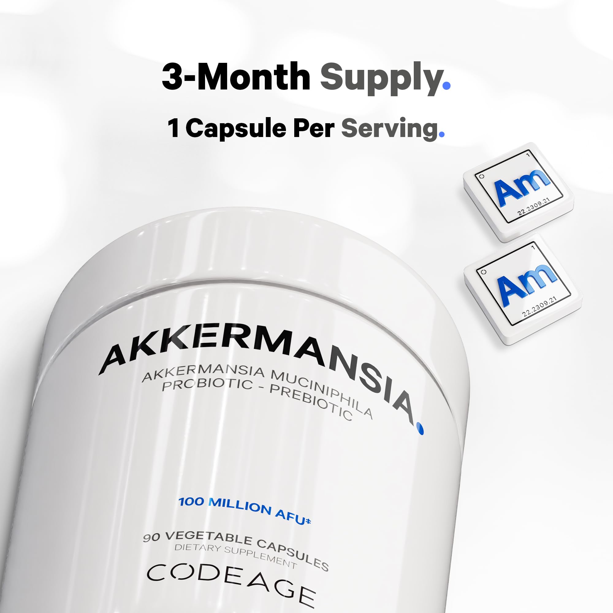 Codeage Akkermansia Muciniphila Probiotic Supplement - 3-Month Supply of Akkermansia Codeage uk supplements