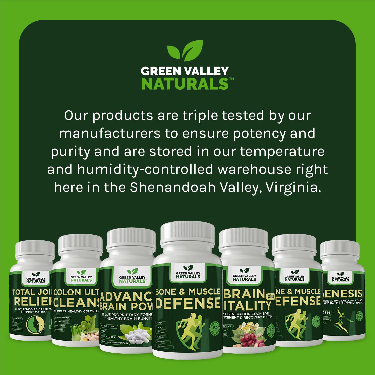 Green Valley Naturals Bone & Muscle Defense Supplement – Bone Health, Muscle Support & Joint Mobility Formula with MyHMB, Magnesium, Vitamin D3 & L-Carnitine for Daily Wellness, 60 Capsules GREEN VALLEY NATURALS uk supplements