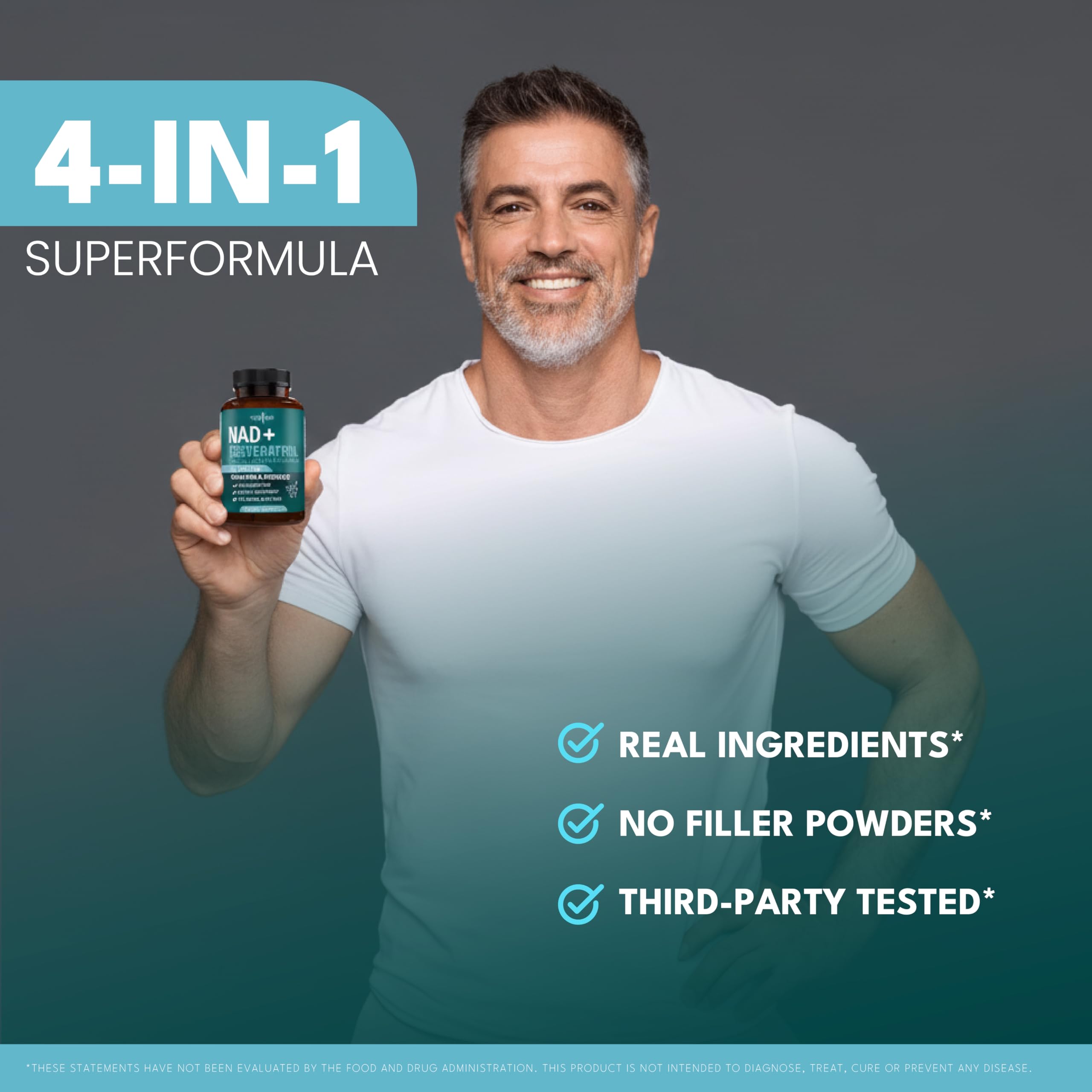 NEW AGE NAD+ Supplement Complex – NAD+ 300 mg with Astaxanthin, Urolithin A, Resveratrol, CoQ10 & Antioxidant Blend – Cellular Energy, Support or Women & Men – Vegan, Non-GMO- 120 Count NEW AGE uk supplements