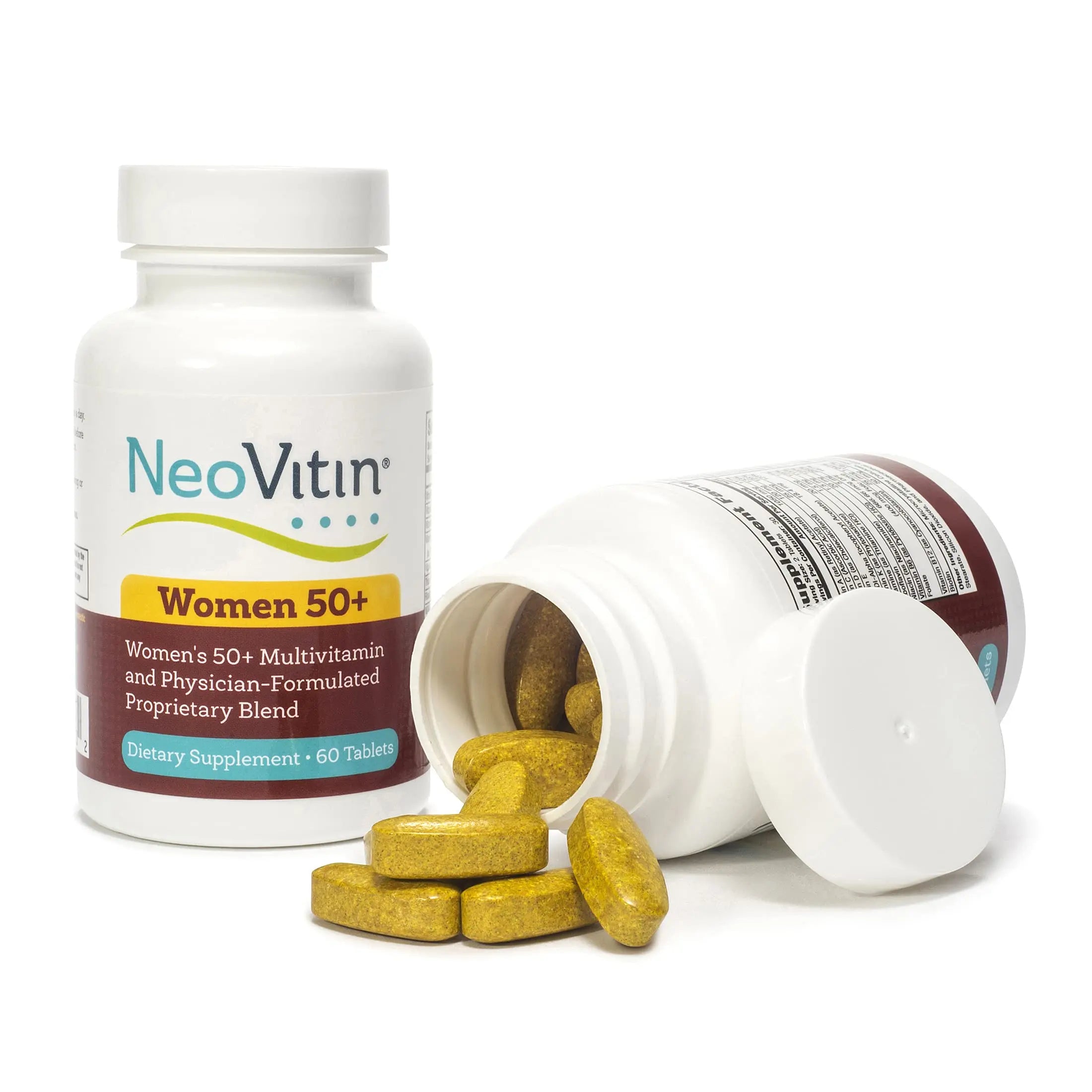 NeoVitin Women's 50+ Formula Multivitamin with Brilliant Blend - Daily Nutritional Support for Women Over 50 (60 Count) NeoVitin uk supplements