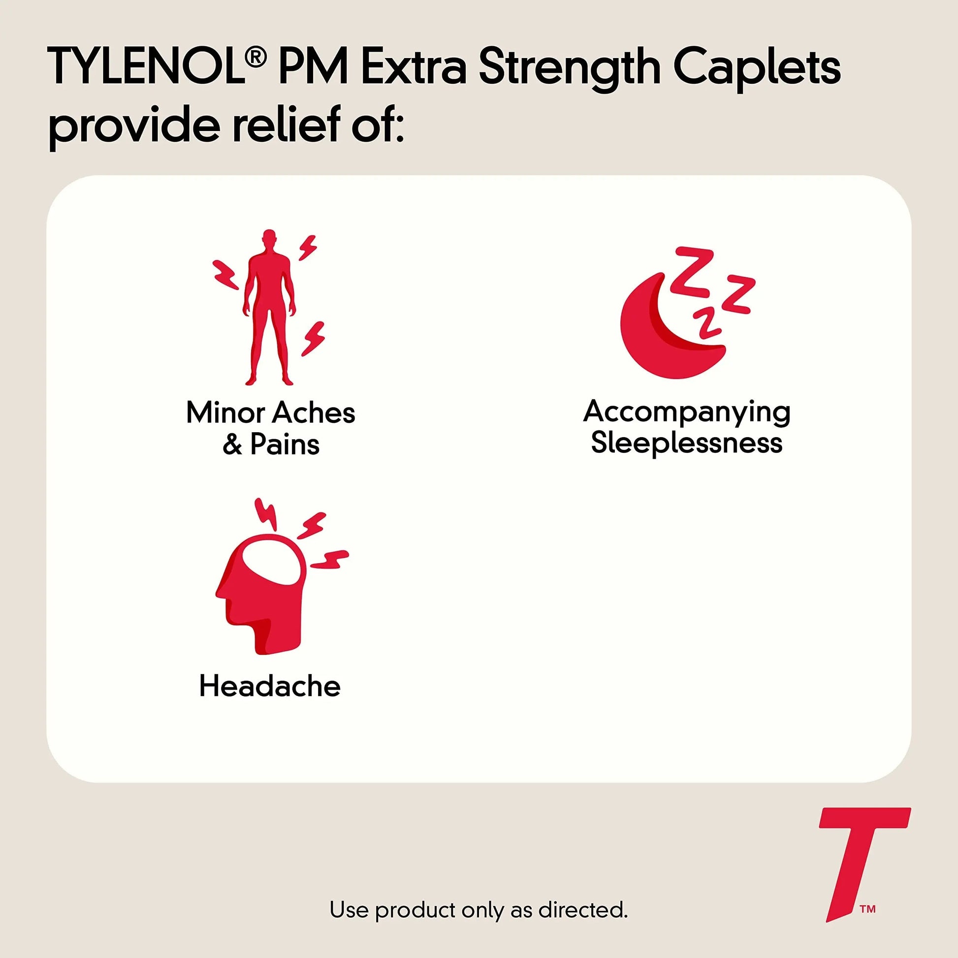 Tylenol PM Extra Strength Nighttime Pain Reliever Sleep Aid Caplets with Acetaminophen & Diphenhydramine HCl, Relief for Nighttime Aches & Pains, Travel Size, 50 Packs of 2 Caplets Tylenol uk supplements