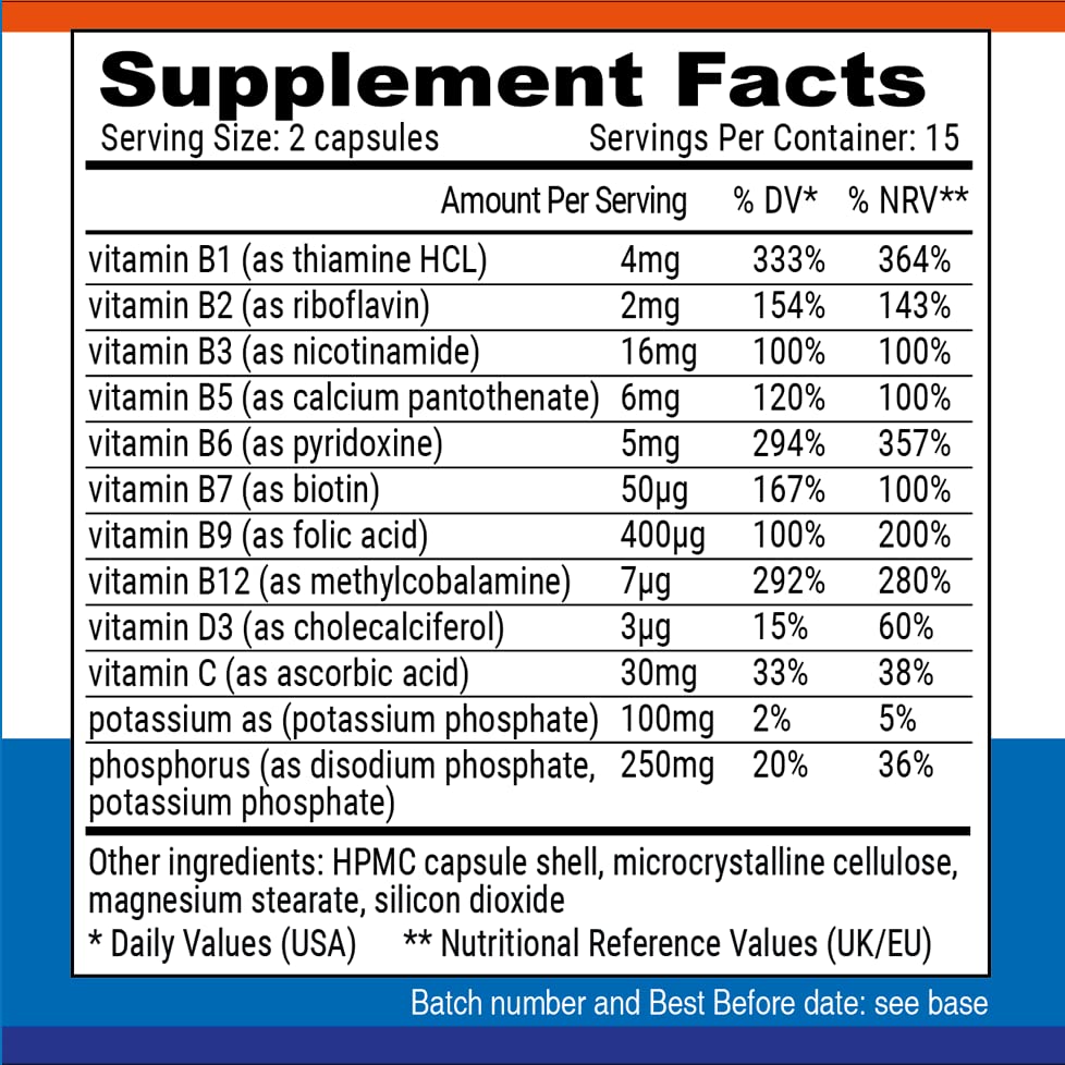 Nutri-Align Fasting Refeed Multivitamin | 30 Fasting Multi Vitamin Capsules | Multivitamin for Men & Women | Vitamin B Complex, Phosphorus & Vitamin D & C Fasting Multivitamins | Gluten Free Nutri-Align uk supplements