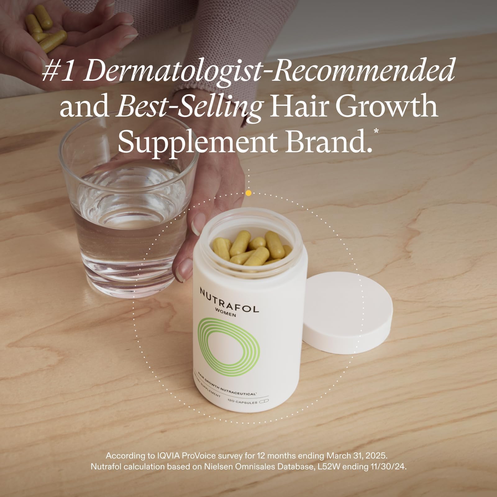 Nutrafol Women's Hair Growth Supplements, Ages 18-44, Clinically Proven for Visibly Thicker and Stronger Hair, Dermatologist Recommended - 1 Month Supply Nutrafol uk supplements