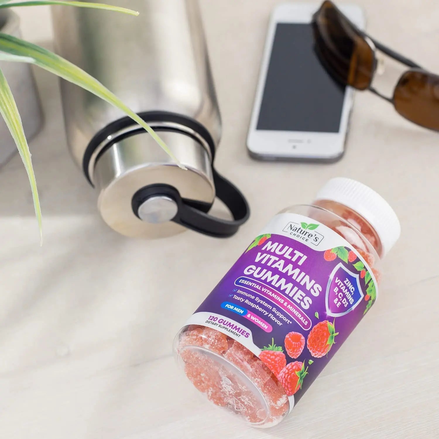 Multivitamin Gummies for Adults - Complete Adult Multivitamins Gummy with Essential Vitamins A, C, D, E, & High Potency B12 for Women & Men Nature's Choice uk supplements