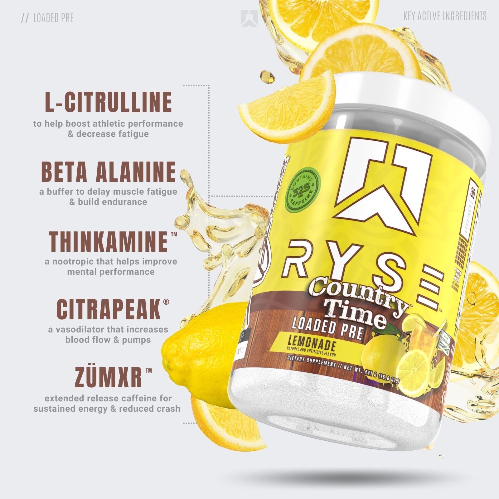 RYSE Up Supplements Loaded Pre Workout Powder Supplement for Men & Women RYSE Up Supplements uk supplements