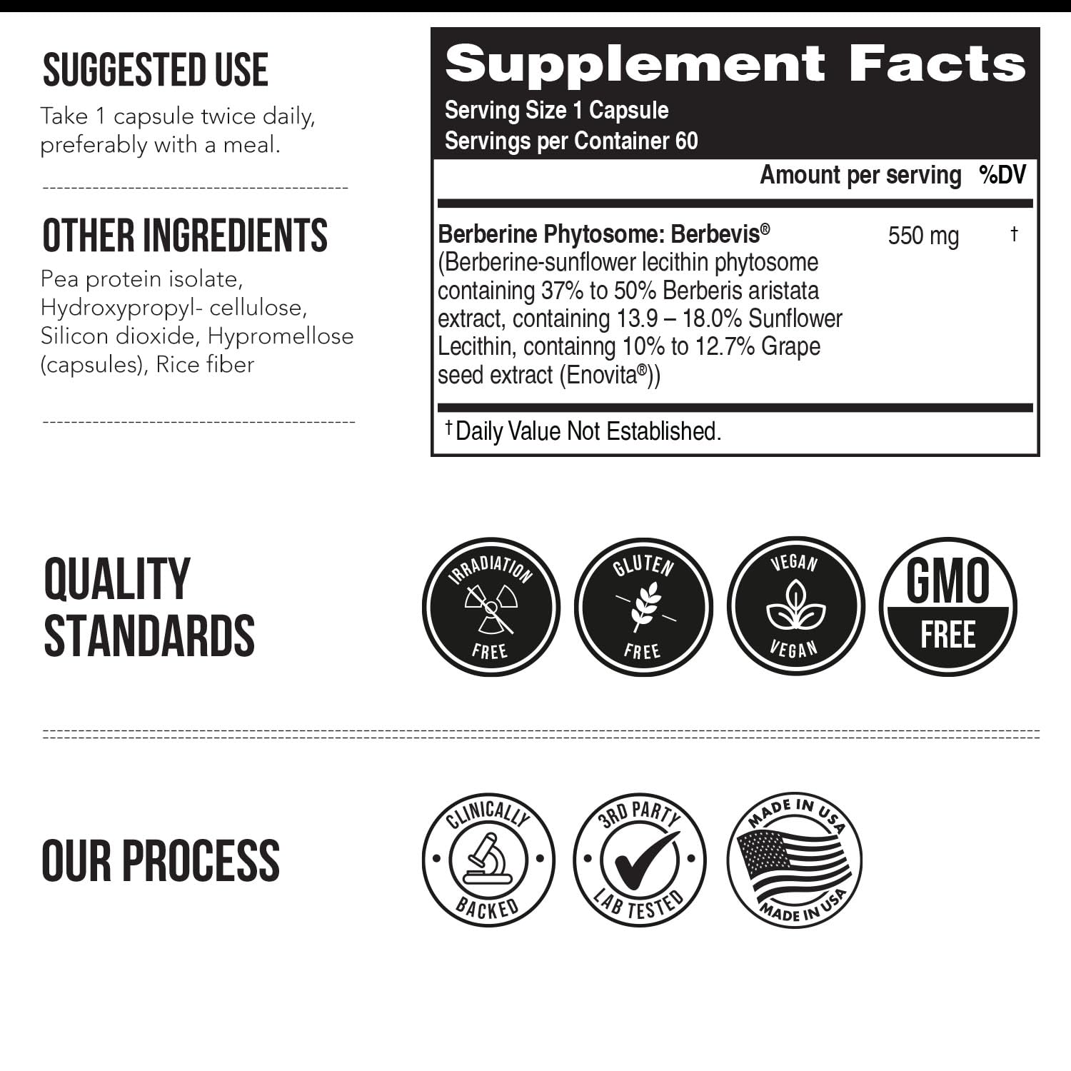 SoActive Berberine 550mg: 9.6X Higher Absorption, Clinically Proven Most Effective Triquetra Health uk supplements