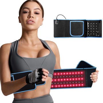 Red Light Infrared Therapy Belt: Pain Relief Device LED Red Light Therapy Lamp Near Body Large Pad Wrap ADVARAYS uk supplements