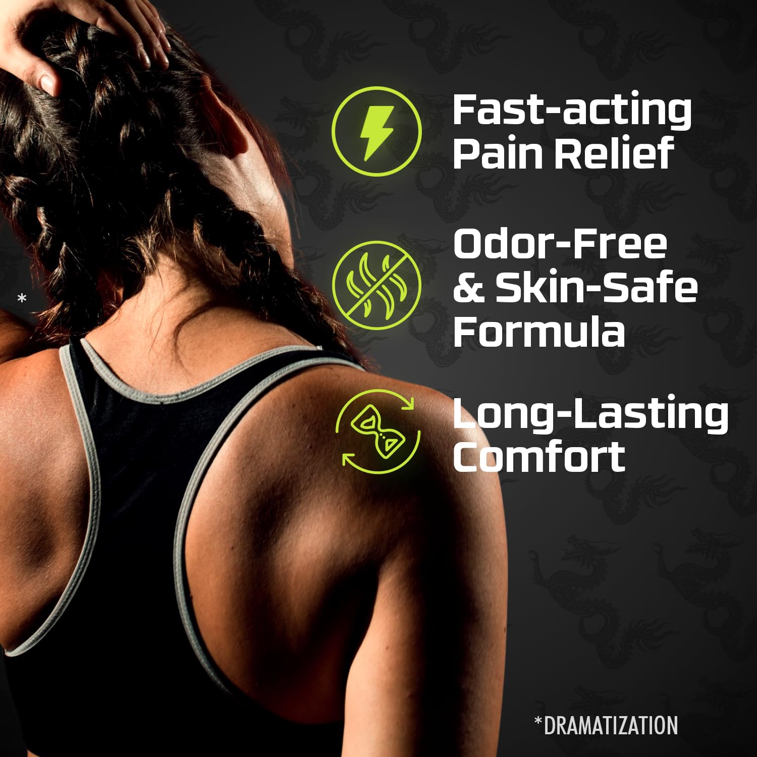 Dragon Numbing Cream Lidocaine 4% Maximum Strength Numbing Cream, Topical analgesic with Lidocaine for Muscle Relief, Pain Cream for Knees and Feet, 2.7 Oz DRAGON uk supplements