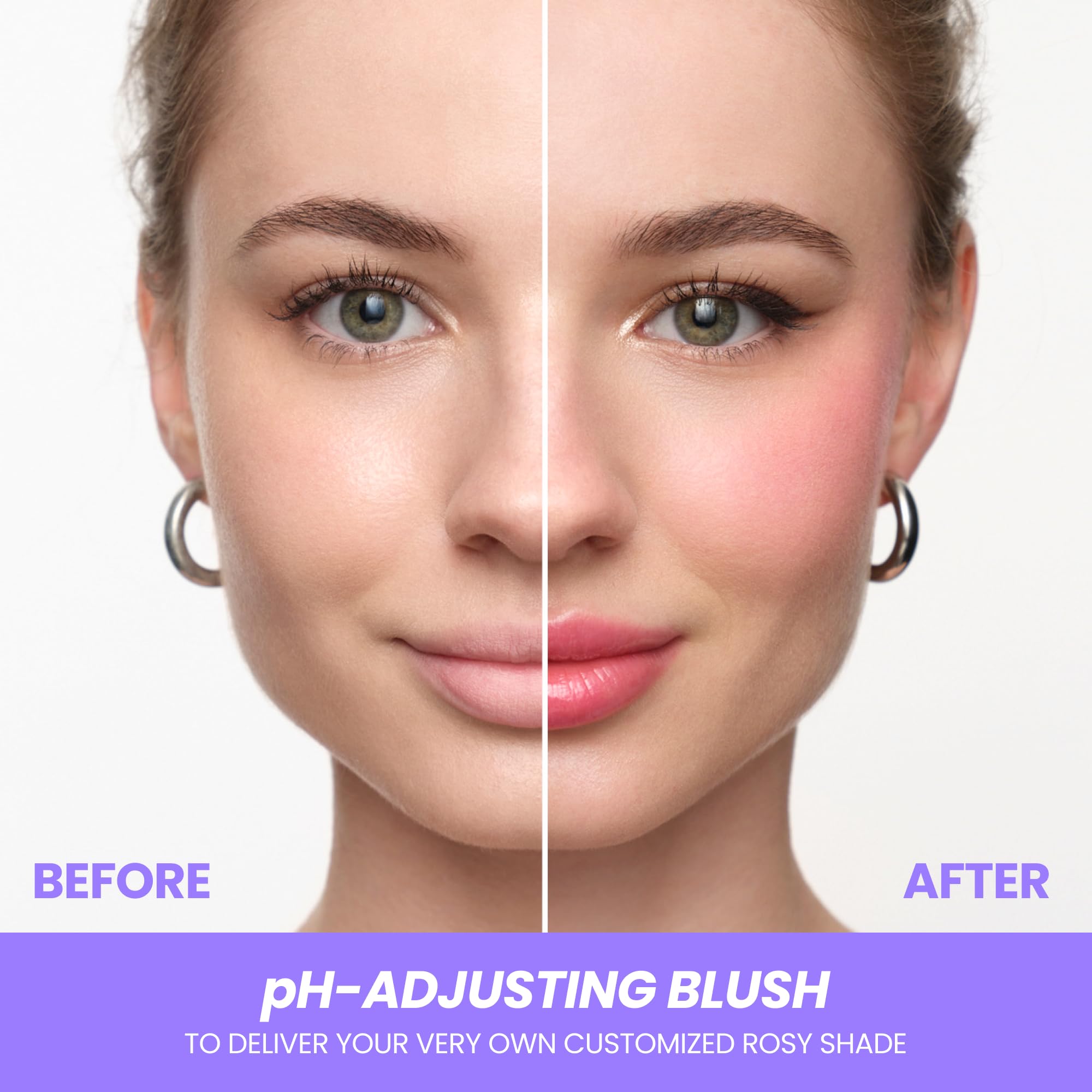 Wonderskin Cream Blush Stick pH-Activated - pHlush Stick Multi-Use, Blush for Cheeks and Lips, Cooling Nourishing Color-Adjusting Makeup Wonderskin uk supplements