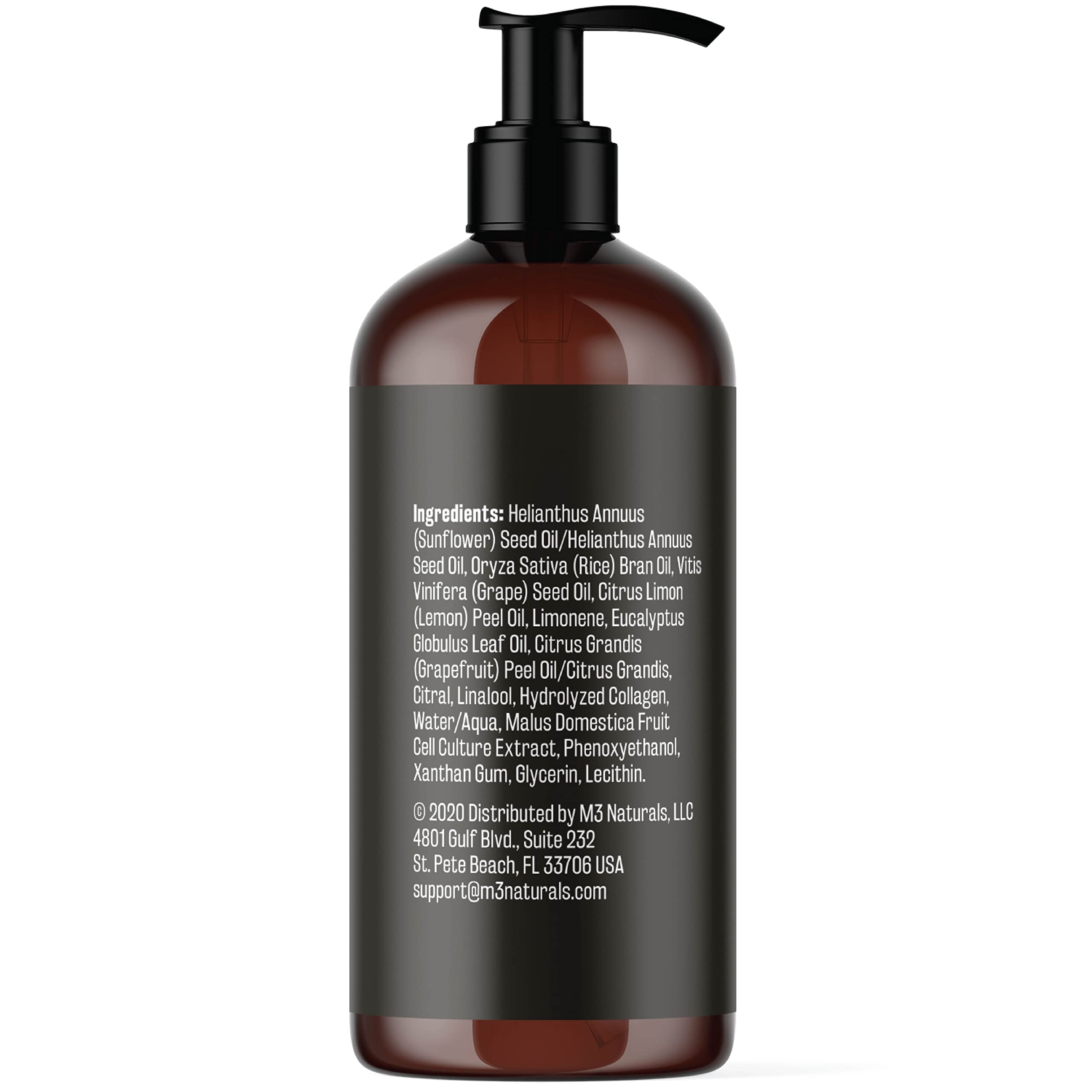 Anti Cellulite Massage Oil for Massage Therapy - Collagen and Stem Cell Skin Tightening M3 Naturals uk supplements