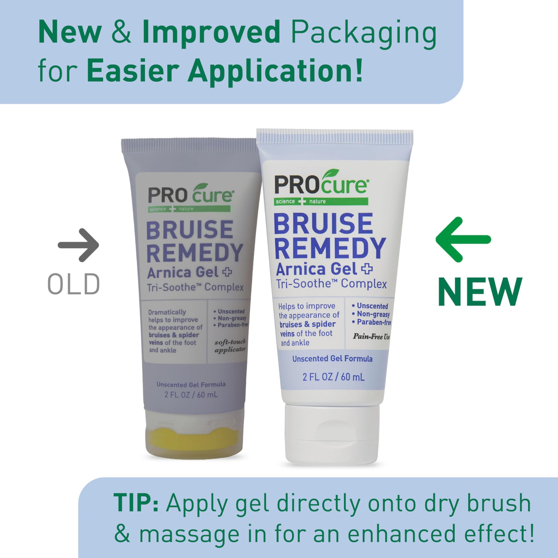 PROcure Arnica & MSM Bruise Remedy Gel – Paraben-Free, Unscented Arnica Montana Gel for Bruising, Spider Veins & Skin Discoloration – 2 Pack PROcure uk supplements