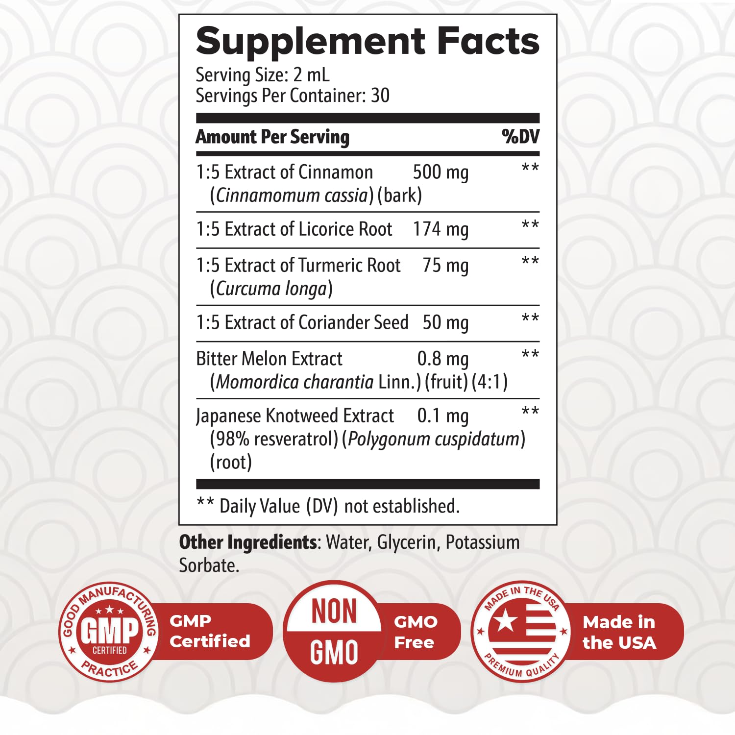Nature’s NutriWave ZenSulin – Natural Liquid Supplement with Cinnamon, Licorice Root, Turmeric & More – 60ml, 1 Month Supply – Non-GMO, Gluten-Free, Made in USA Nature’s NutriWave uk supplements