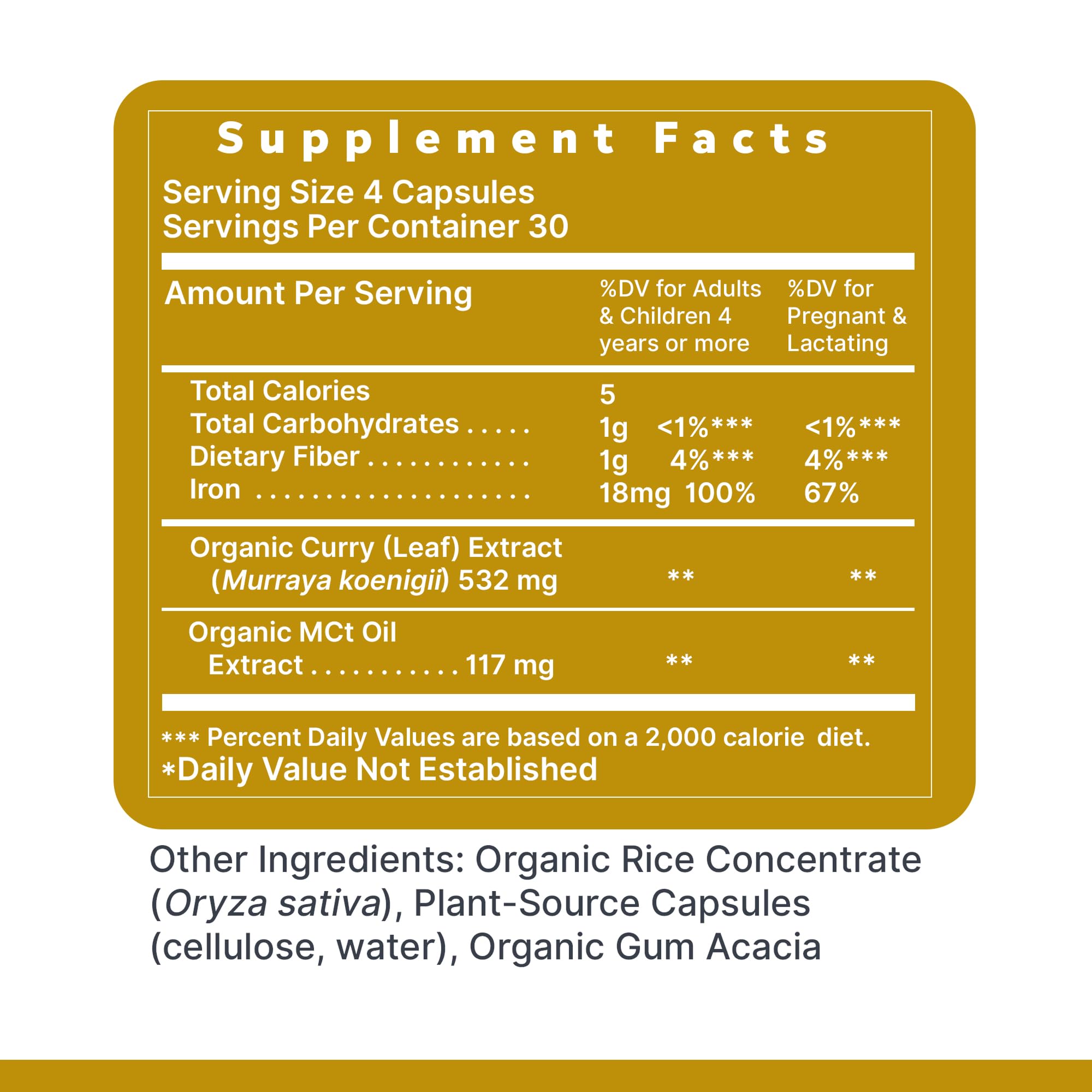 Premier Research Labs Phyto-Iron - Plant Based Iron for Men & Women for Blood Support, Curry Leaves Supplement, Iron Supplements, Non-Heme Iron, 18mg Iron Per Serving - 120 Vegetarian Capsules Premier Research Labs uk supplements