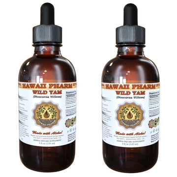 Wild Yam Liquid Extract, Wild Yam (Dioscorea Villosa) Tincture 2x2 oz HawaiiPharm uk supplements