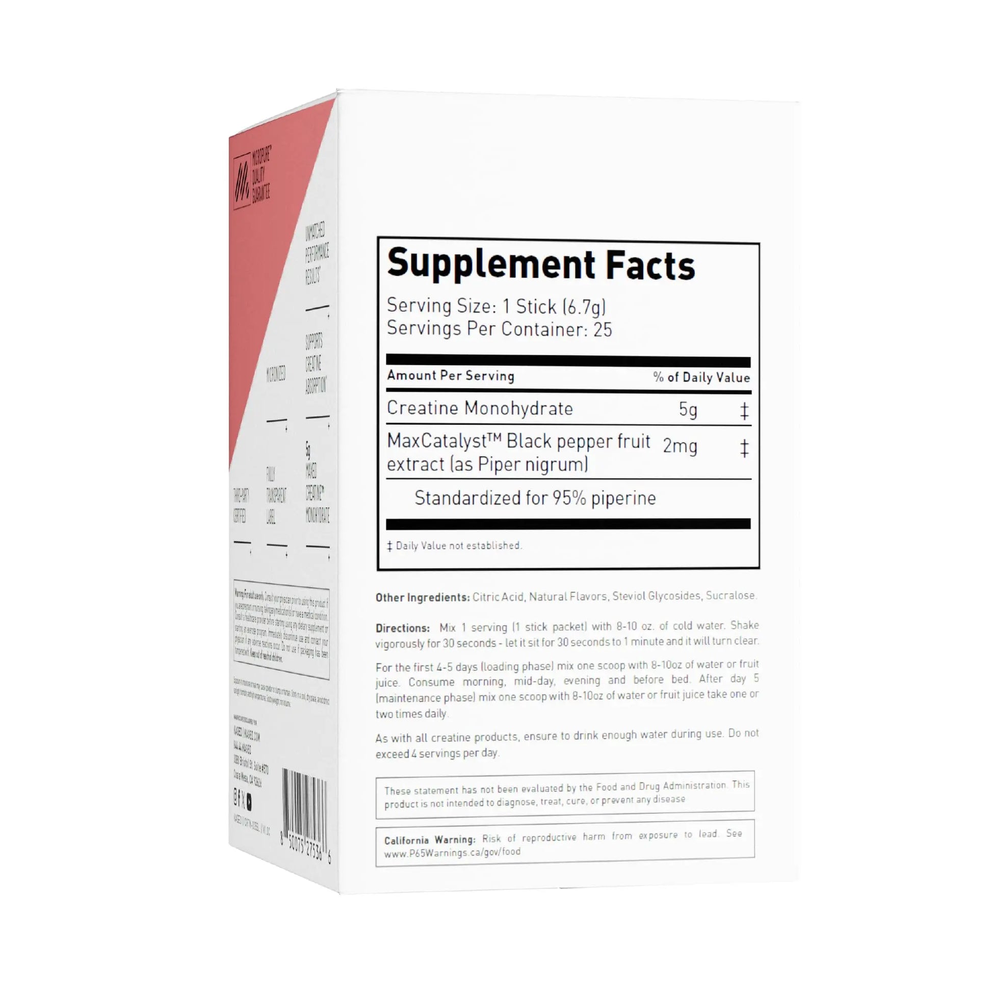 Kaged Creatine Monohydrate + Max Absorption Technology | Micronized Powder Stick Packs | Strawberry Lemonade | Muscle Building & Recovery | Brain Health Kaged uk supplements