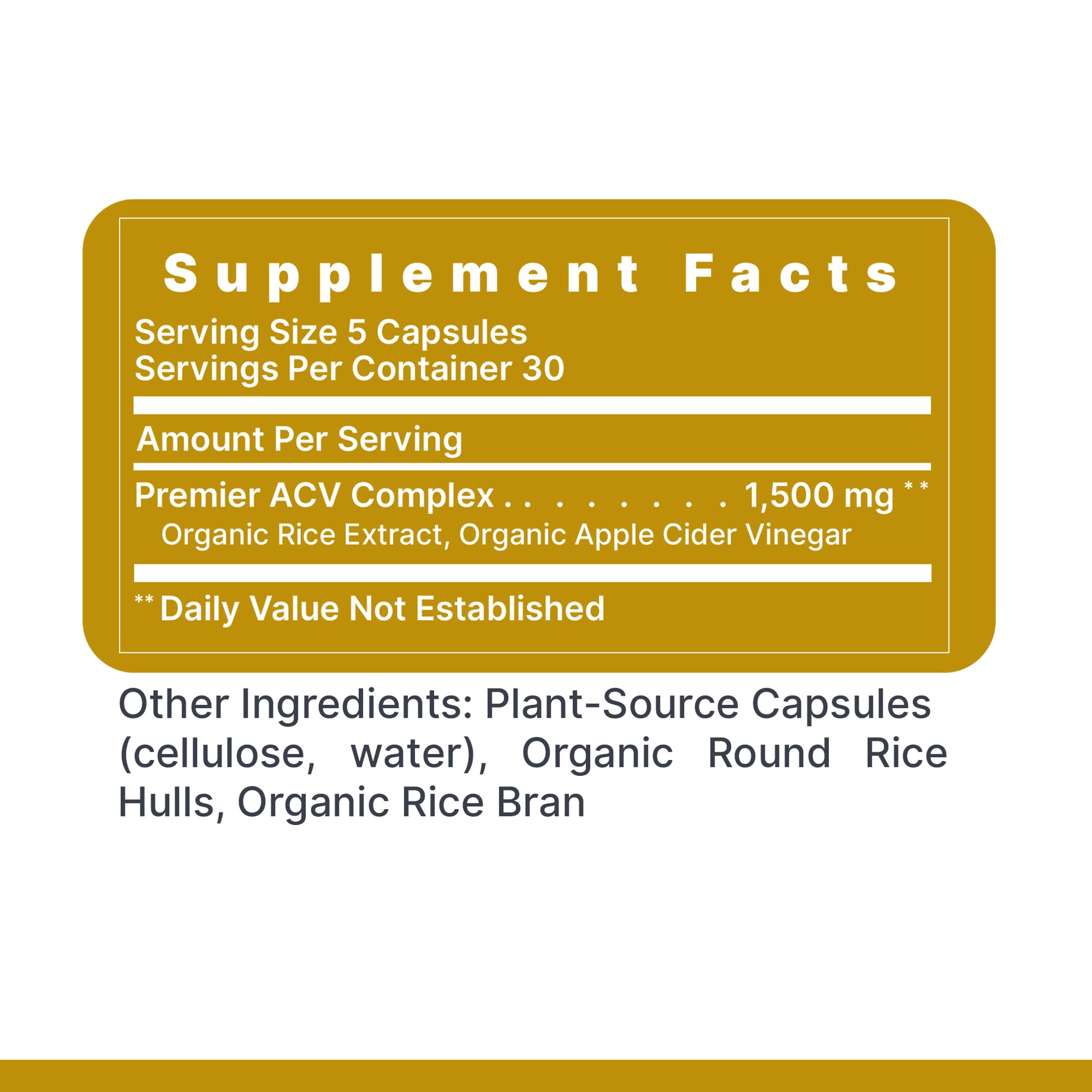 Premier Research Labs Apple Cider Vinegar Capsules - ACV Capsules, Apple Cider Vinegar Pills, Supplement for Digestion, pH Balance, Microbiome Health for Women and Men - 150 Vegetarian Capsules Premier Research Labs uk supplements
