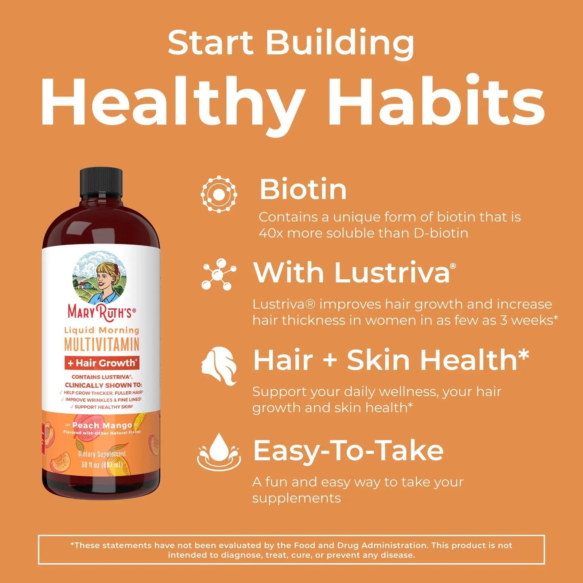 MaryRuth Organics Morning Multivitamin Hair Growth Bundle MARYRUTH'S uk supplements