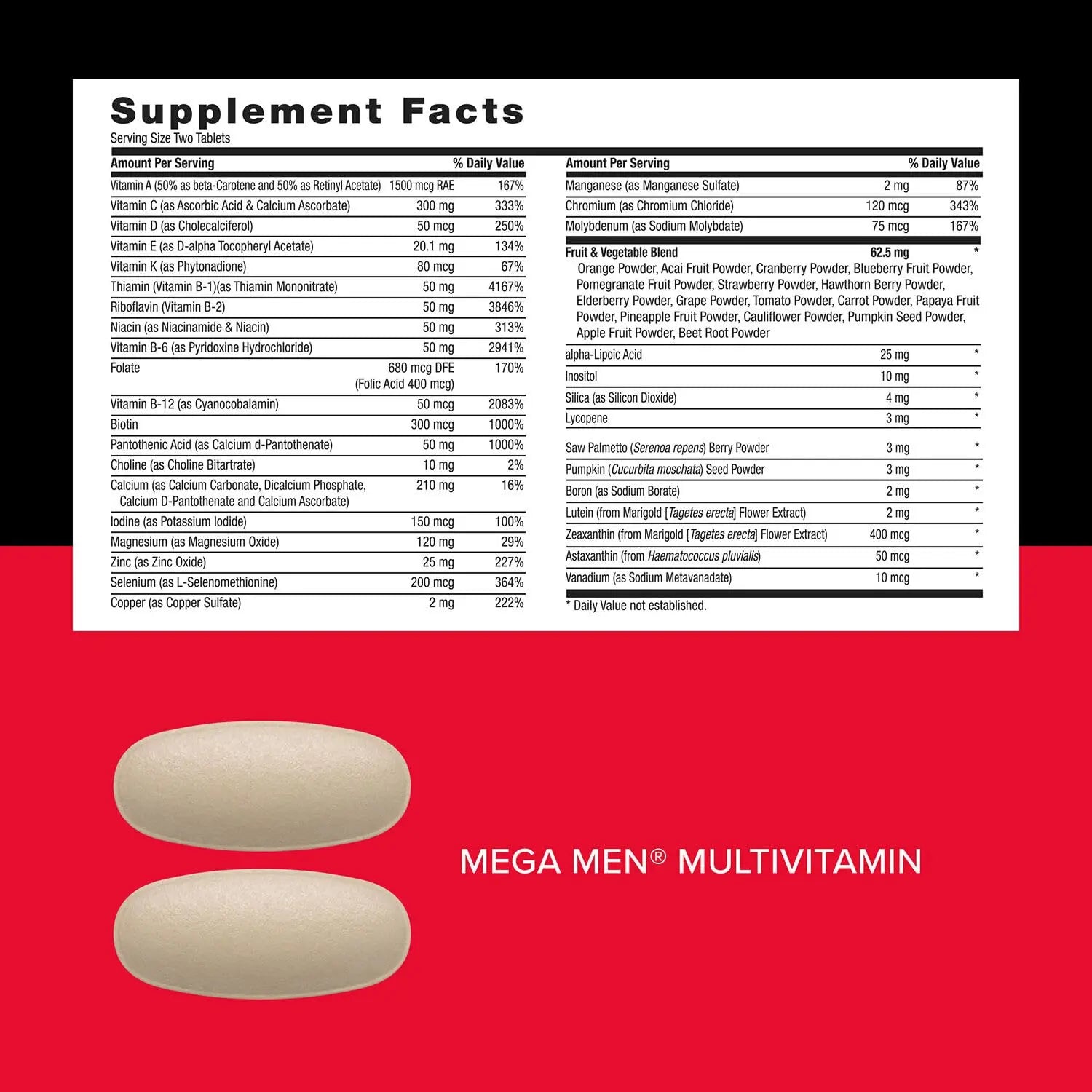 GNC Mega Men Performance and Vitality Vitapak Program, Convenient Complete Nutrition, 5 Products in 1 Packet, Circulation GNC uk supplements