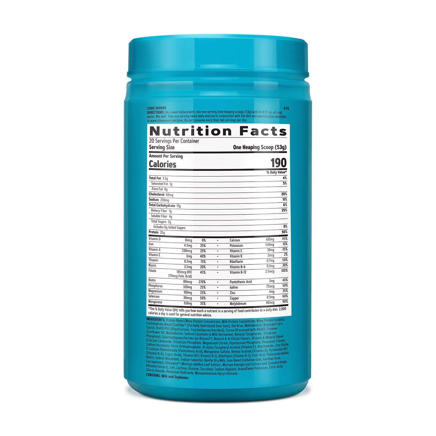 GNC Total Lean Shake + Slimvance | Caffeine Free Protein Powder, Helps Reduce Body GNC uk supplements