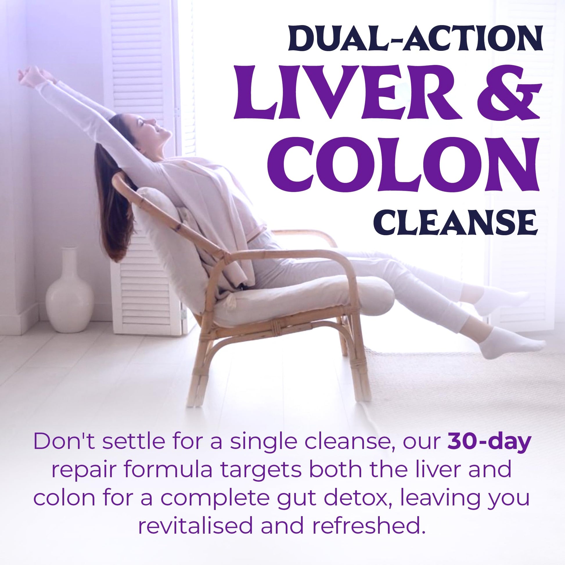 Liver Cleanse Detox & Repair with Colon Cleanse - Milk Thistle, Dandelion Root, Psyllium Husk Fiber Nutreb uk supplements