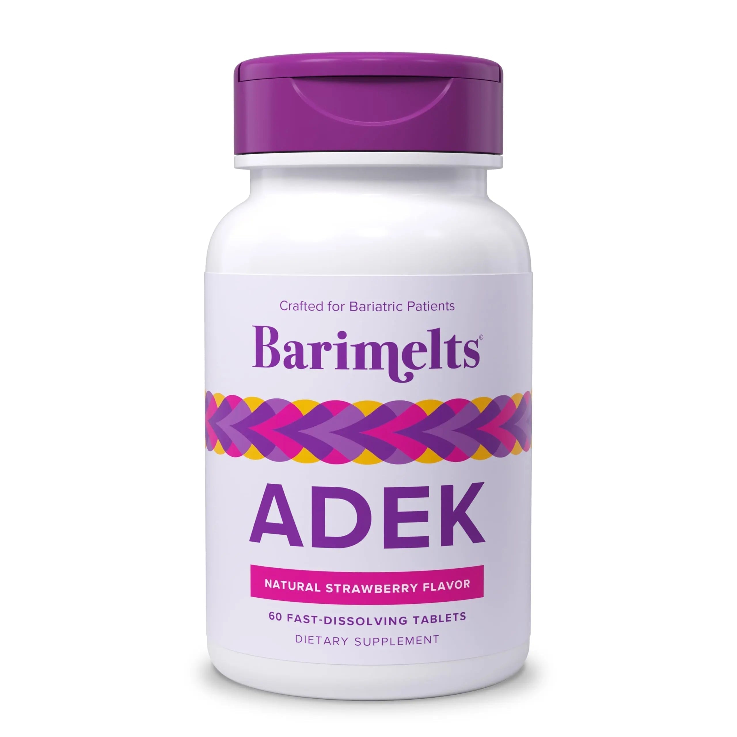 Barimelts ADEK - 60 Fast-Dissolving Tablets (2-Month Supply) - Sugar-Free Bariatric Vitamins for Women Including Vitamin A, Vitamin D, Vitamin E BariMelts uk supplements
