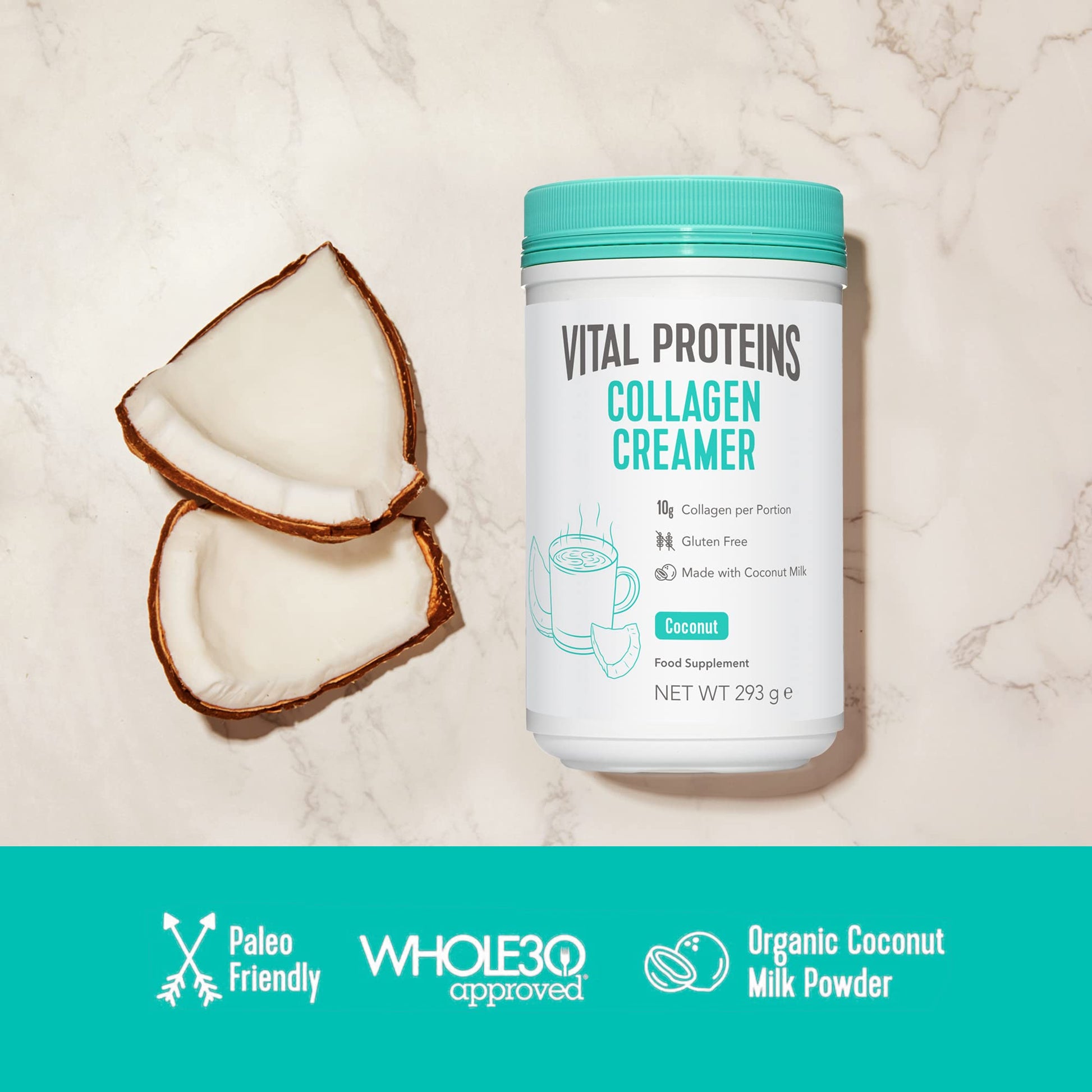 Vital Proteins Collagen Coffee Creamer, No Dairy & Low Sugar Powder with Collagen VITAL PROTEINS uk supplements