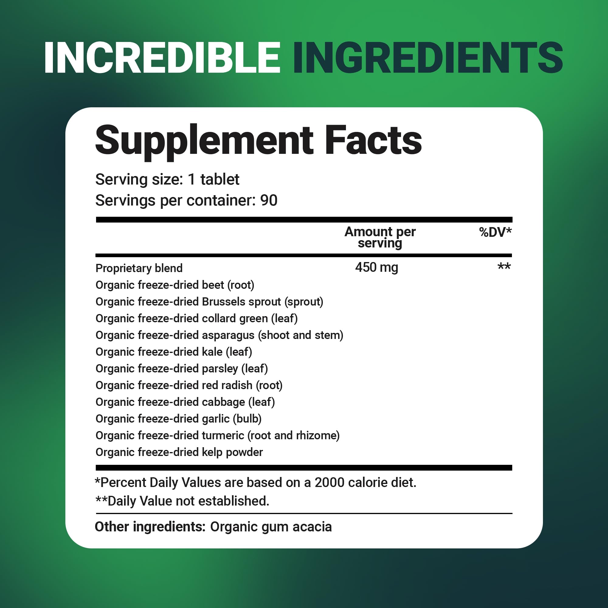 Dr. Berg's Greens Superfood Cruciferous Vegetable Tablets - Vegetable Supplements for Adults w/ 11 Phytonutrient Super Greens - Energy, Immune System & Liver Veggie Tablets - 90 Tablet Dr. Berg Nutritionals uk supplements