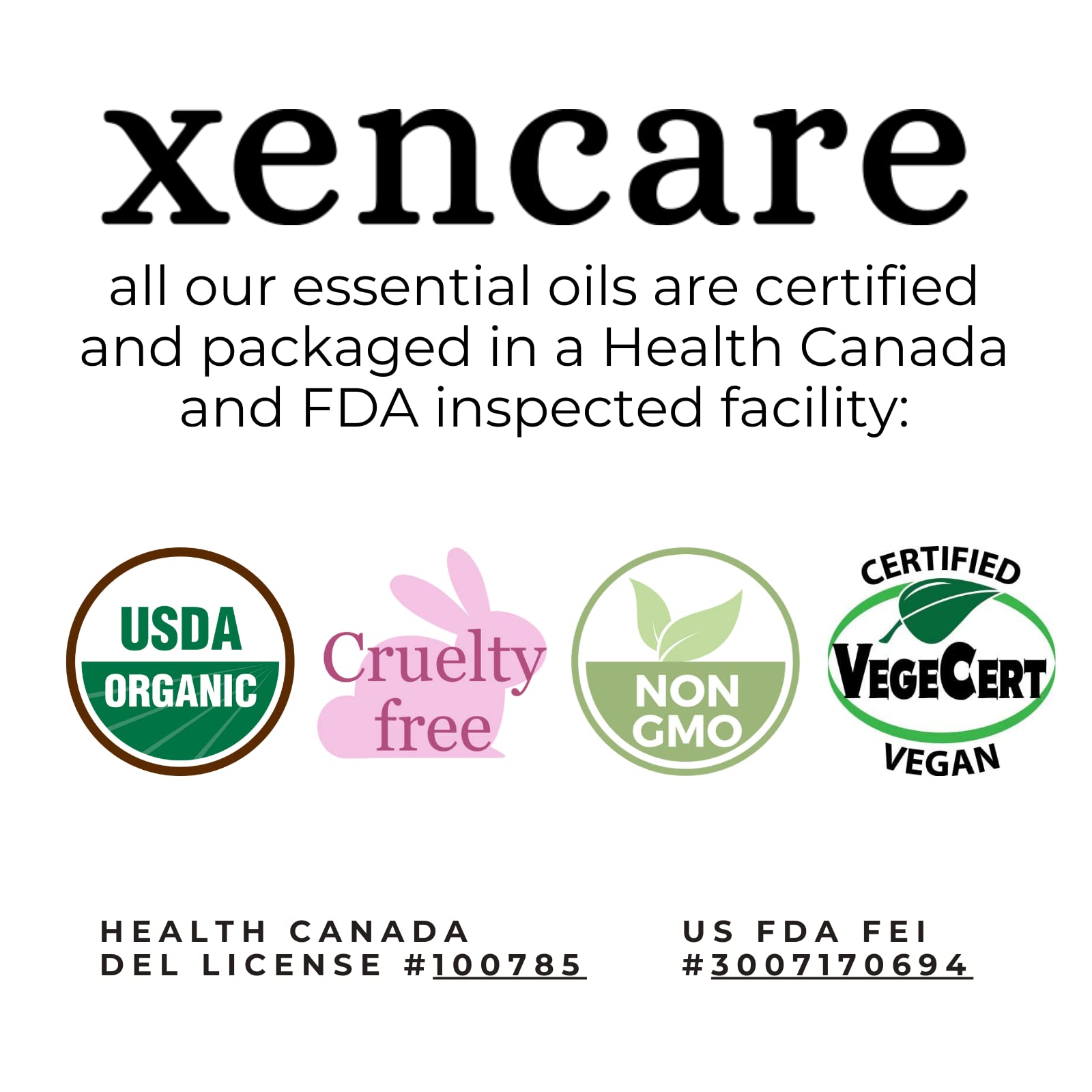 xencare Peppermint USDA Organic Food Grade Essential Oil | 100% Pure Natural Undiluted XenCare uk supplements