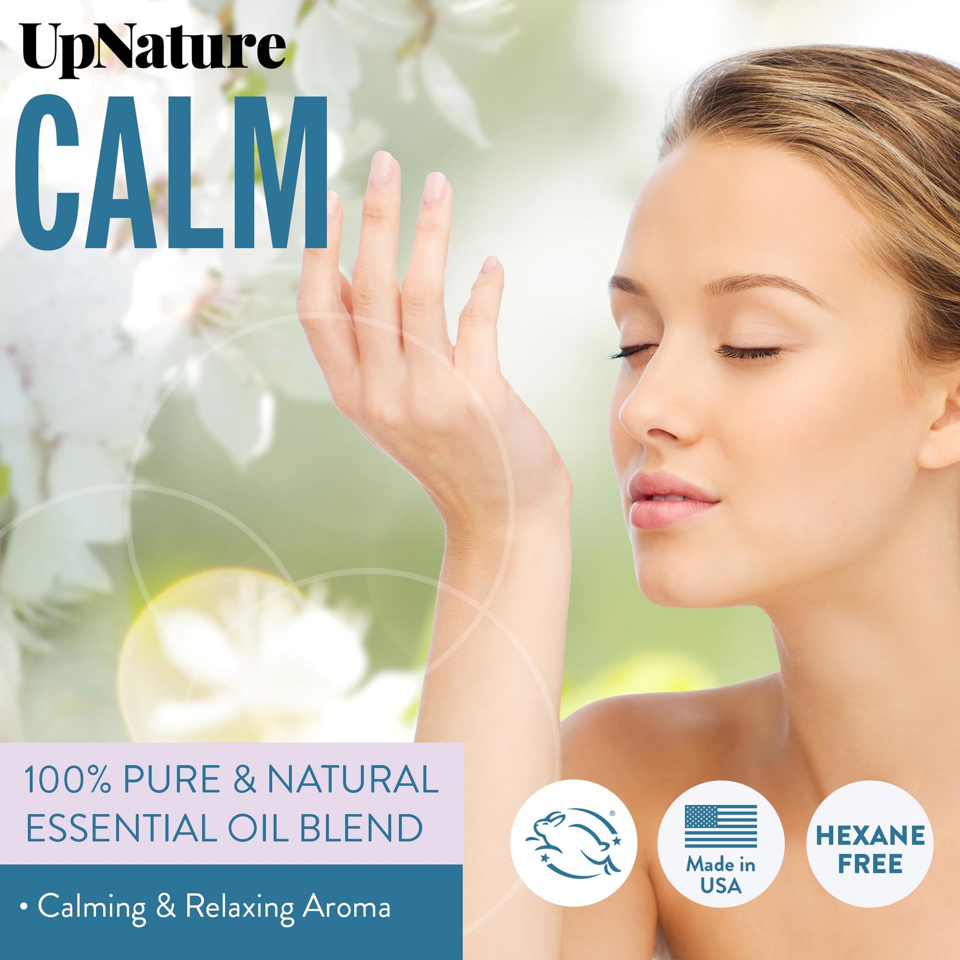 UpNature Calm Essential Oil Roll On Blend – Stress Relief & Relaxation Gifts for Women – Calming UpNature uk supplements