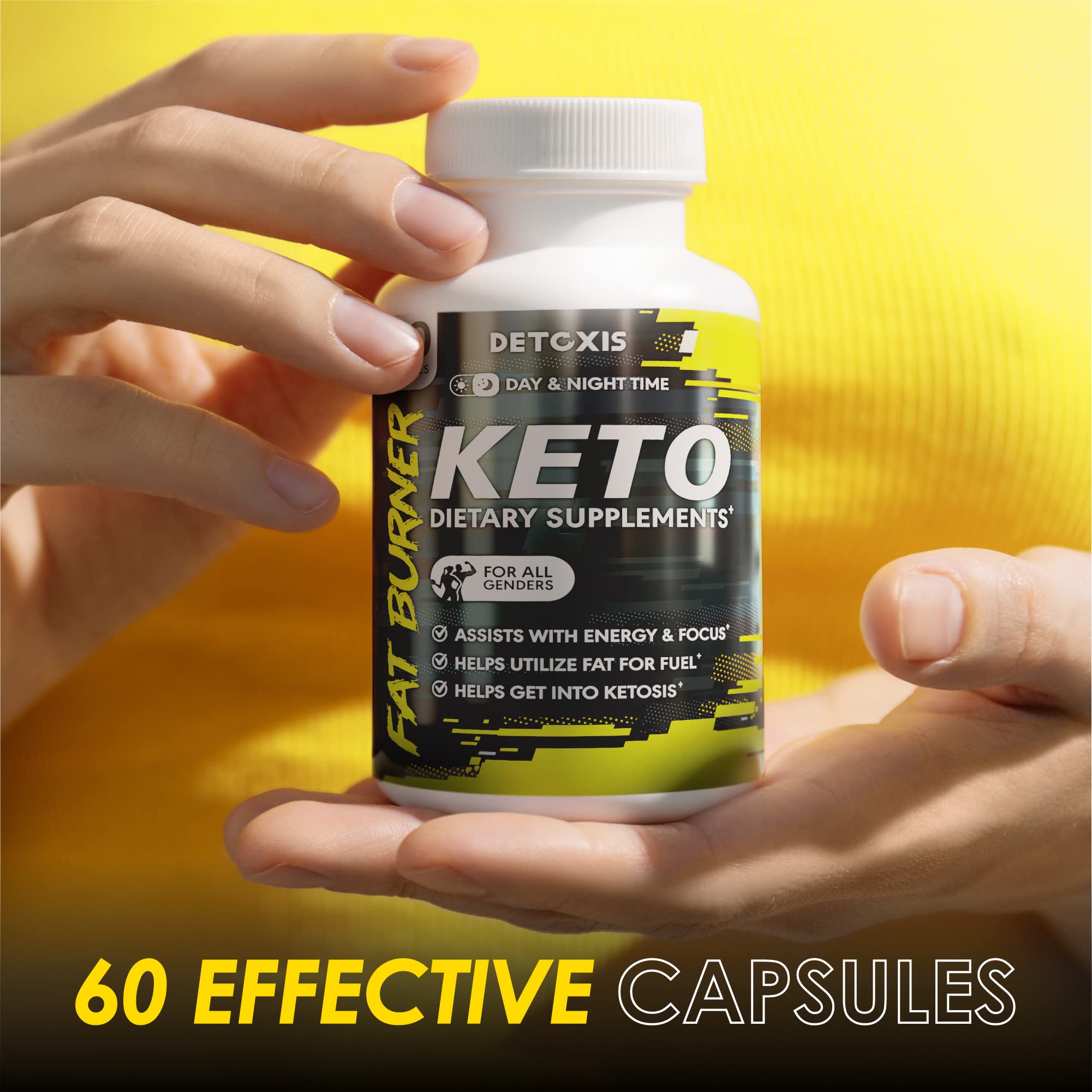 Keto Pills - 60 Ketogenic Diet Support Capsules - Keto Weight Management - Increase Detoxis uk supplements