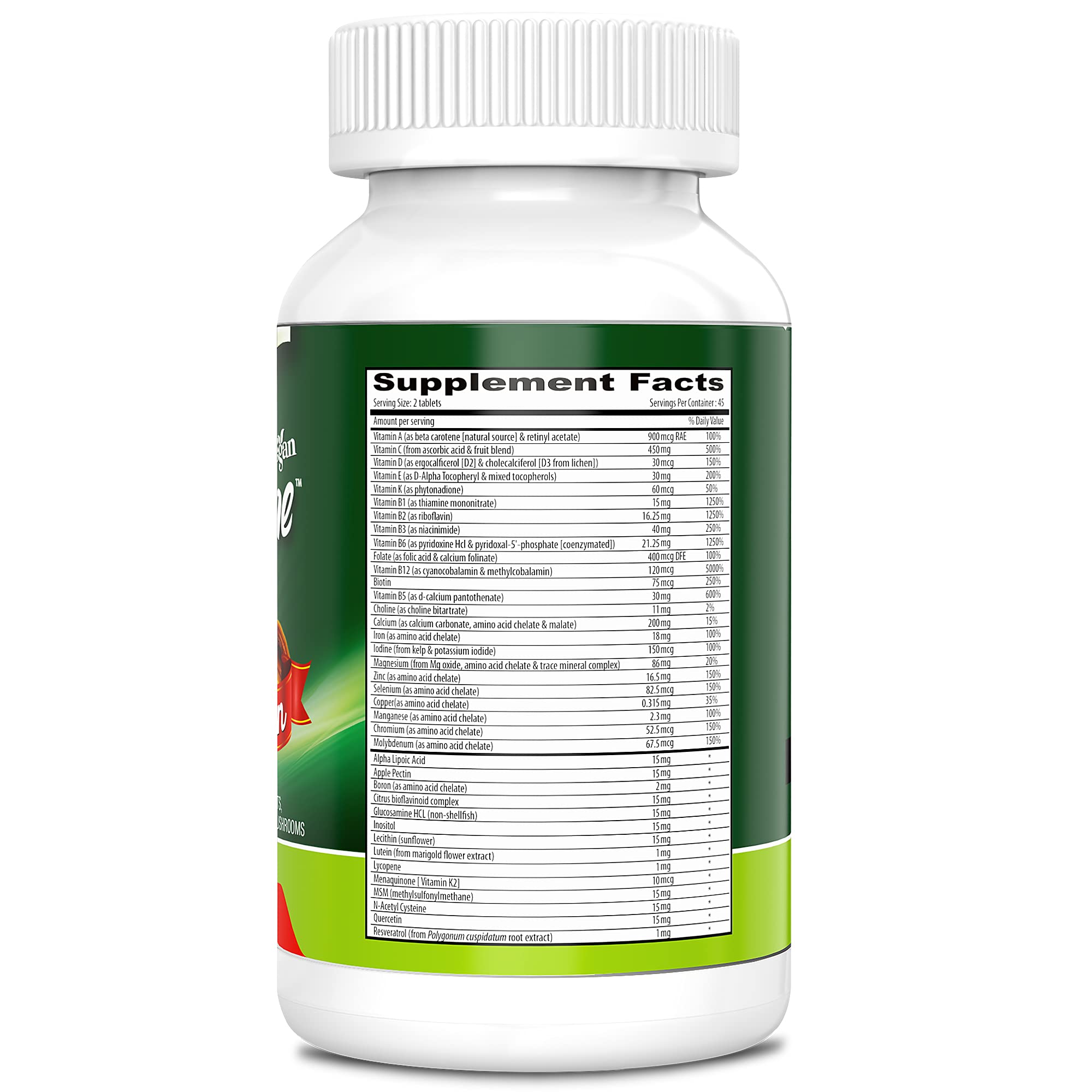 DEVA Tuba Prime Vegan Multivitamin - High-Potency Vitamin and Mineral Dietary Supplement - Antioxidants, Fruit and Vegetable Blend, Super Mushrooms, Probiotics, Prebiotics, Seeds, Herbs - 90 Tablets DEVA uk supplements