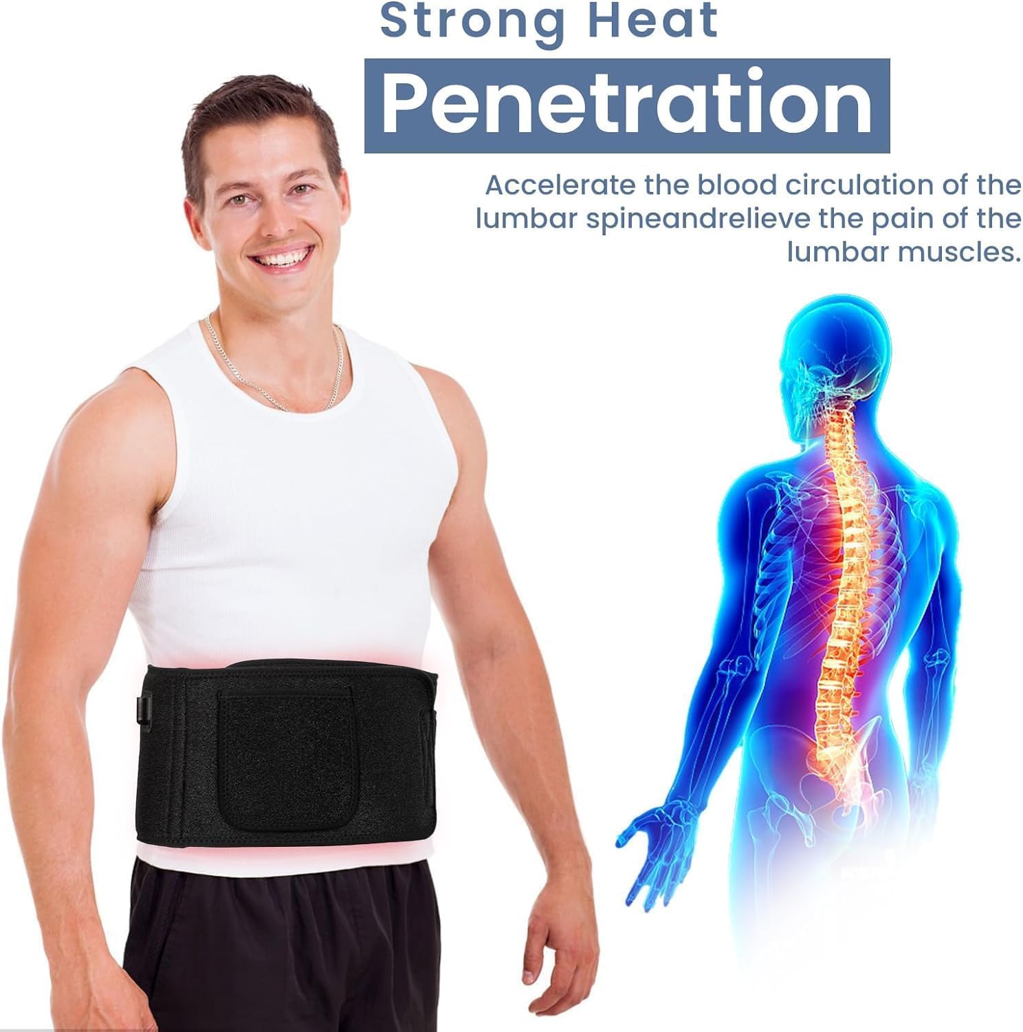 Red Light Therapy Belt - Near Infrared Light Therapy & Red Light Therapy for Body,660nm&850nm Adrxmexna uk supplements