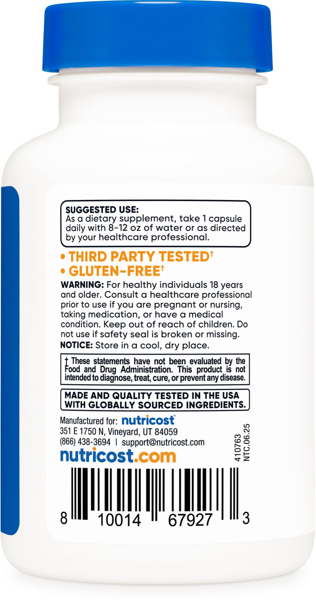 Nutricost KSM-66 Ashwagandha Root Extract 600mg, 60 Veggie Caps - 5% Withanolides - with BioPerine - Full-Spectrum Root Extract Nutricost uk supplements