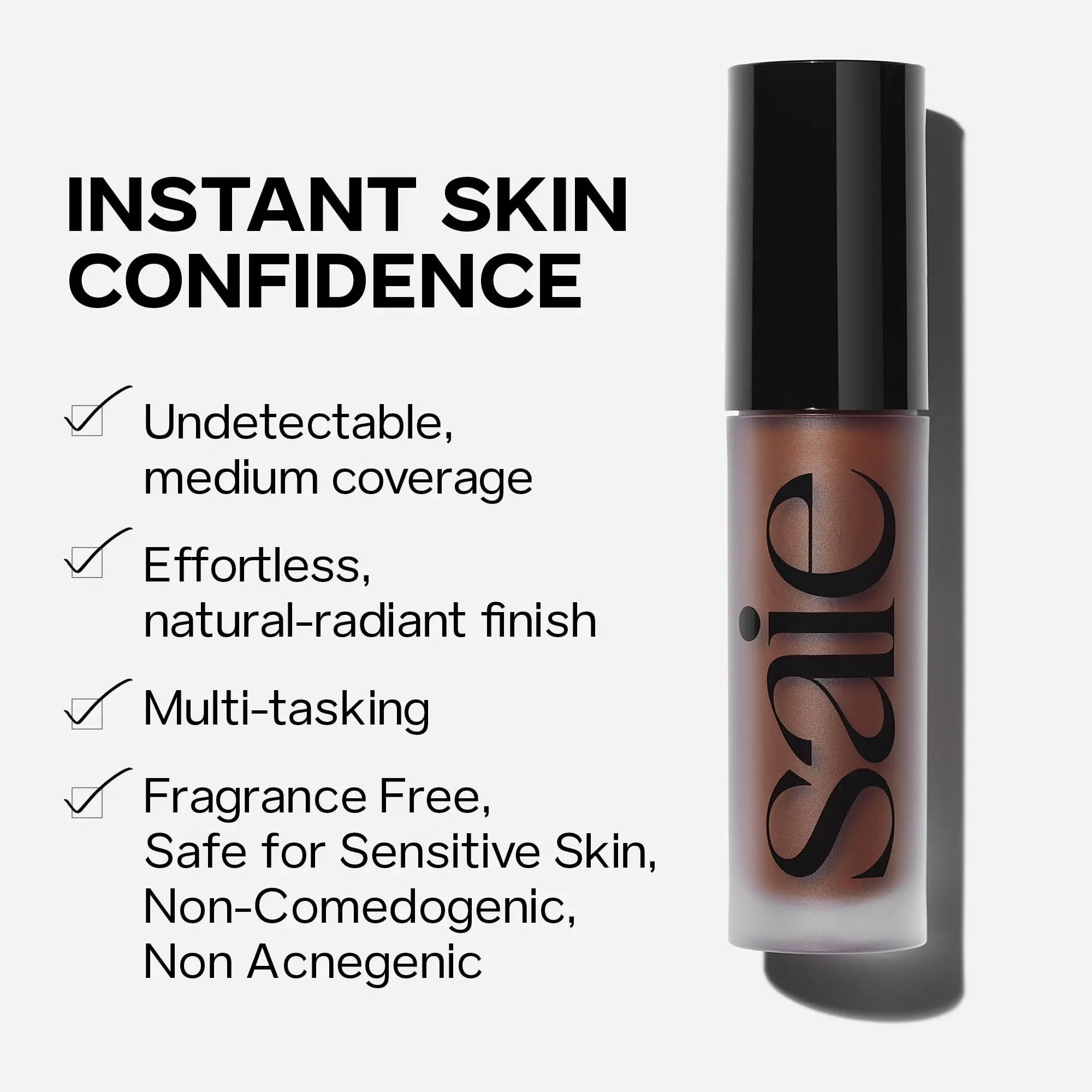 Saie Slip Tint Radiant Cream Concealer & All-Over Face Makeup - Concealer for Dark Circles, Redness & Blemishes - Lightweight Makeup Made with Hydrating Hyaluronic Acid - Shade 5 (0.17 oz) Saie uk supplements