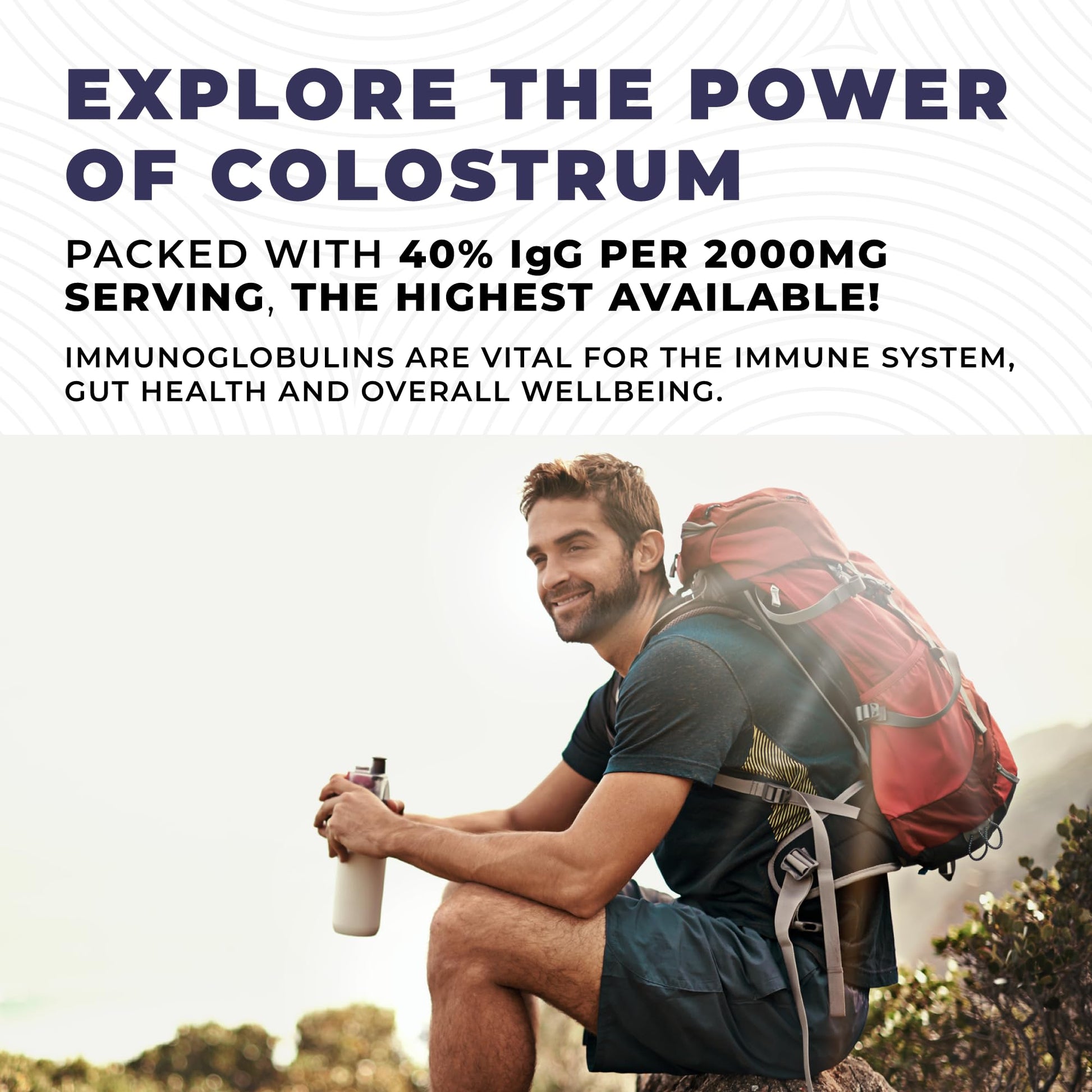 180ct Colostrum Capsules 40% IgG - USA Sourced Bovine Colostrum Powder Left Coast Performance uk supplements