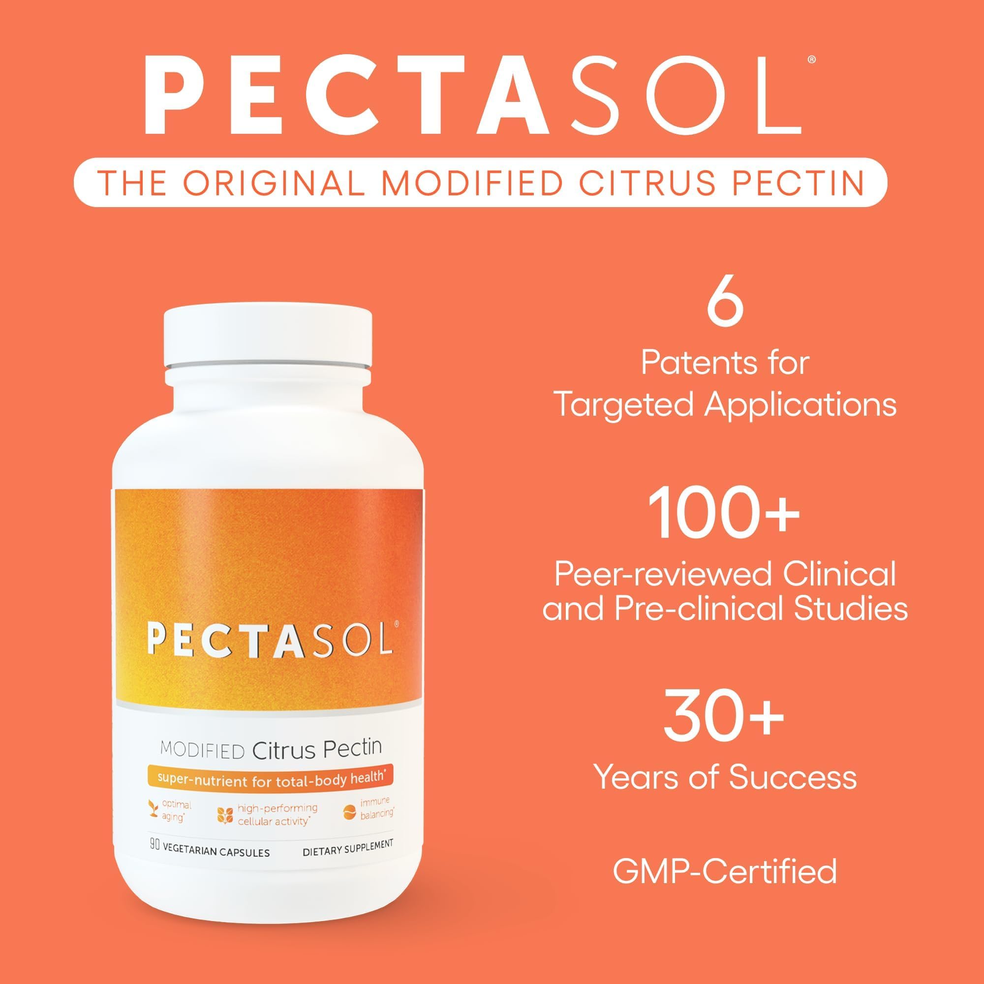 PectaSol Modified Citrus Pectin – 454g Powder – Total-Body Health Supplement to Support the Heart, Immune System, Inflammation Response & Healthy Aging + Maintain Healthy Galectin-3 Levels EcoNugenics uk supplements