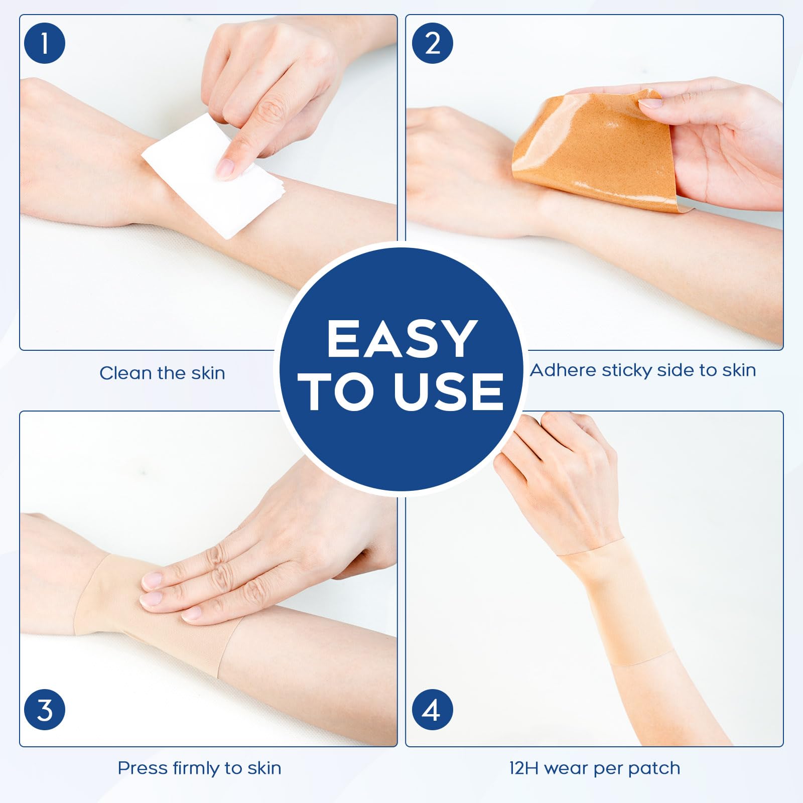 Uposiut Lidocaine Patches, Maximum Strength Lidocaine Patches (40 Patches), for Muscle Pain Relief in The Back, Shoulders, Neck, Knees, and Anks, 12 Hour Pain Relief-G002 Uposiut uk supplements