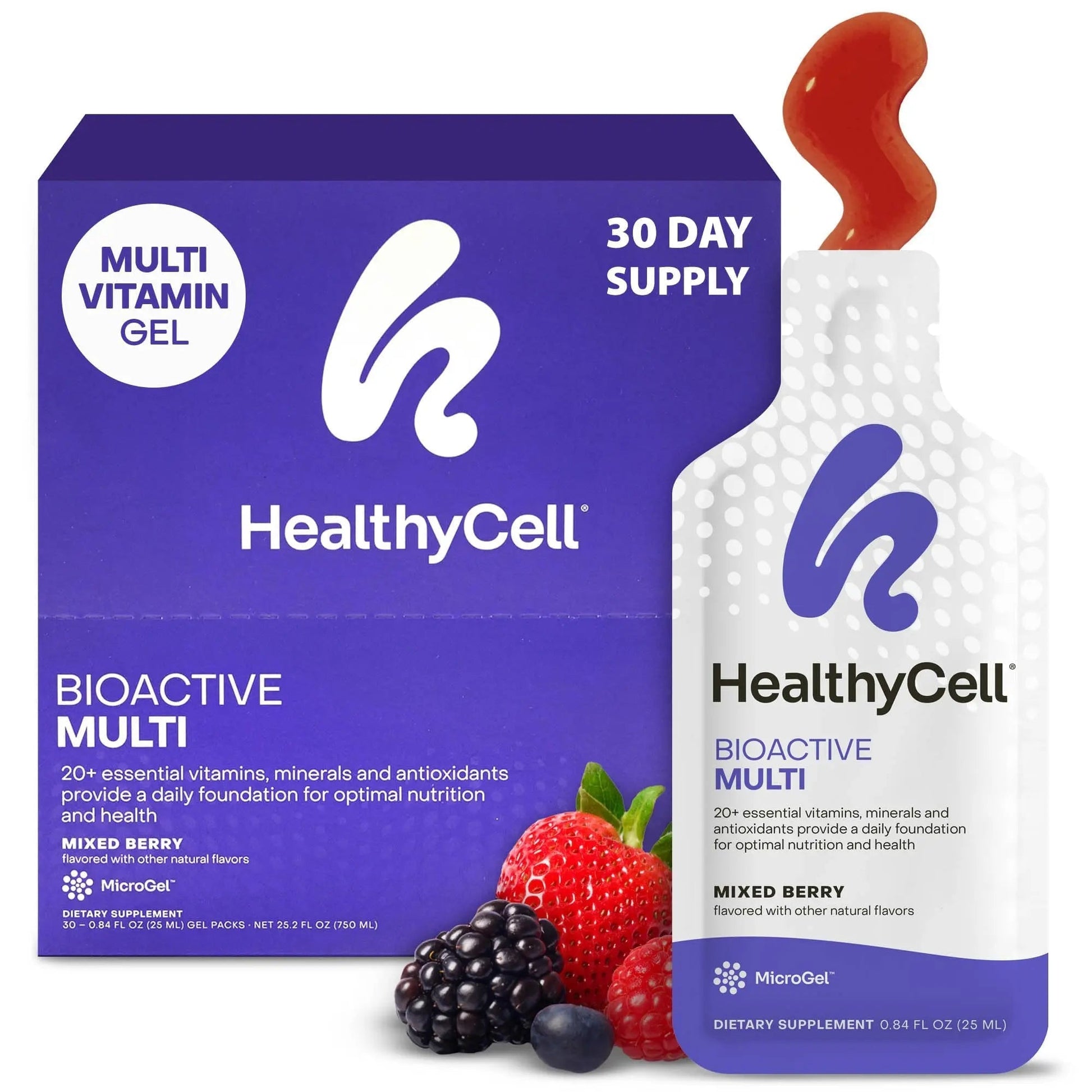 Healthycell Bioactive Daily Liquid Multivitamin for Men & Women – 20+ Essential Vitamins, Minerals & Antioxidants for Brain Healthycell uk supplements