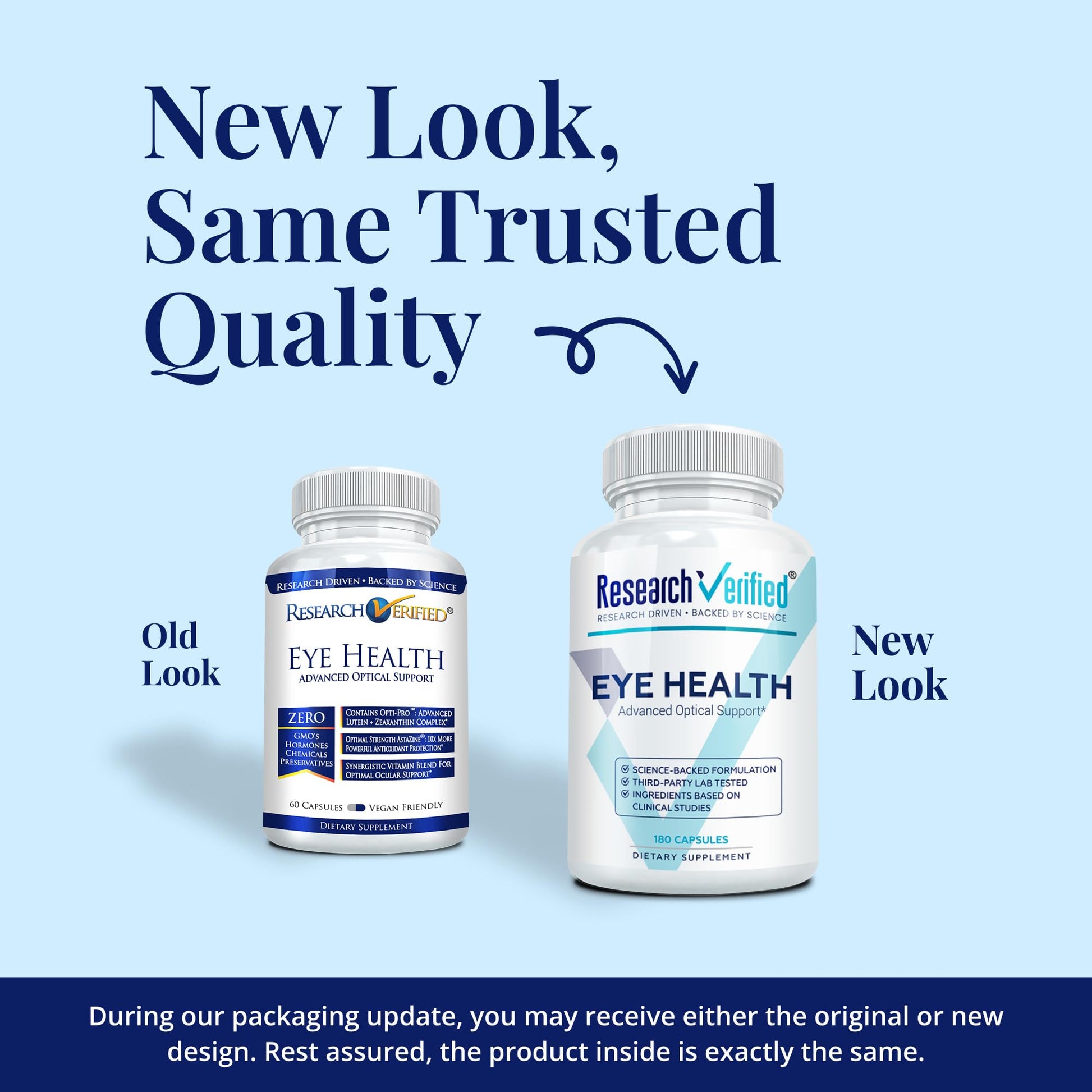 Research Verified Eye Health - Nourish and Protect Eyes and Vision, Support Healthy Retina, Improve Blood Supply to Eyes - Vitamins A, B, C, and E - 360 Capsules - 6 Month Supply - Made in The USA Research Verified uk supplements