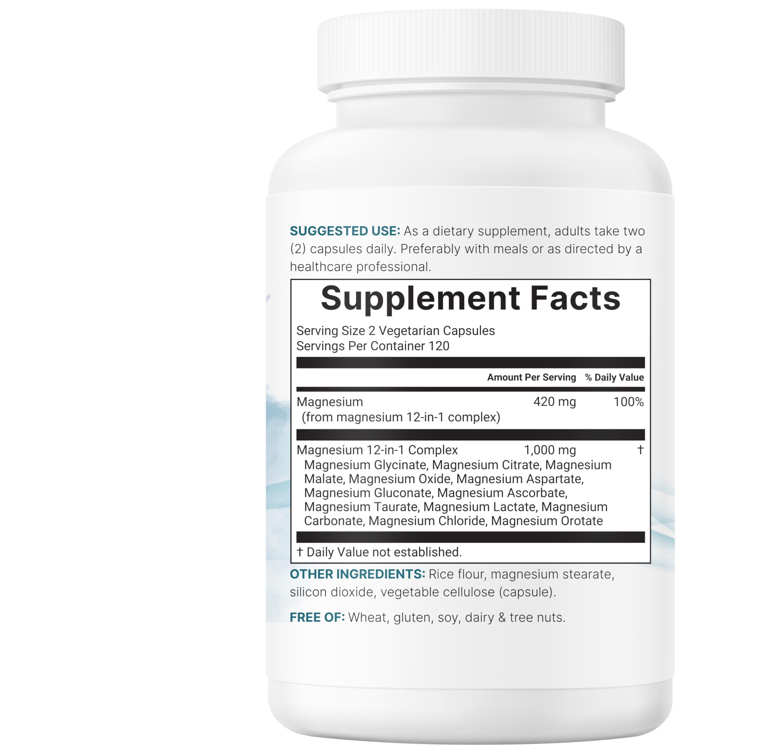 Micro Ingredients 12‑in‑1 Magnesium Complex 1000 mg, 240 Capsules – Magnesium Glycinate, Citrate, Taurate, Malate & More – High Absorption Formula for Men & Women – Chelated & Purified Micro Ingredients uk supplements