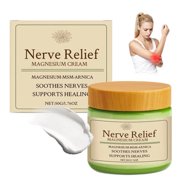 Vincofoo Nerve Relief Magnesium Cream with MSM & Arnica, Soothes Nerves & Daily Soothing Support Vincofoo uk supplements