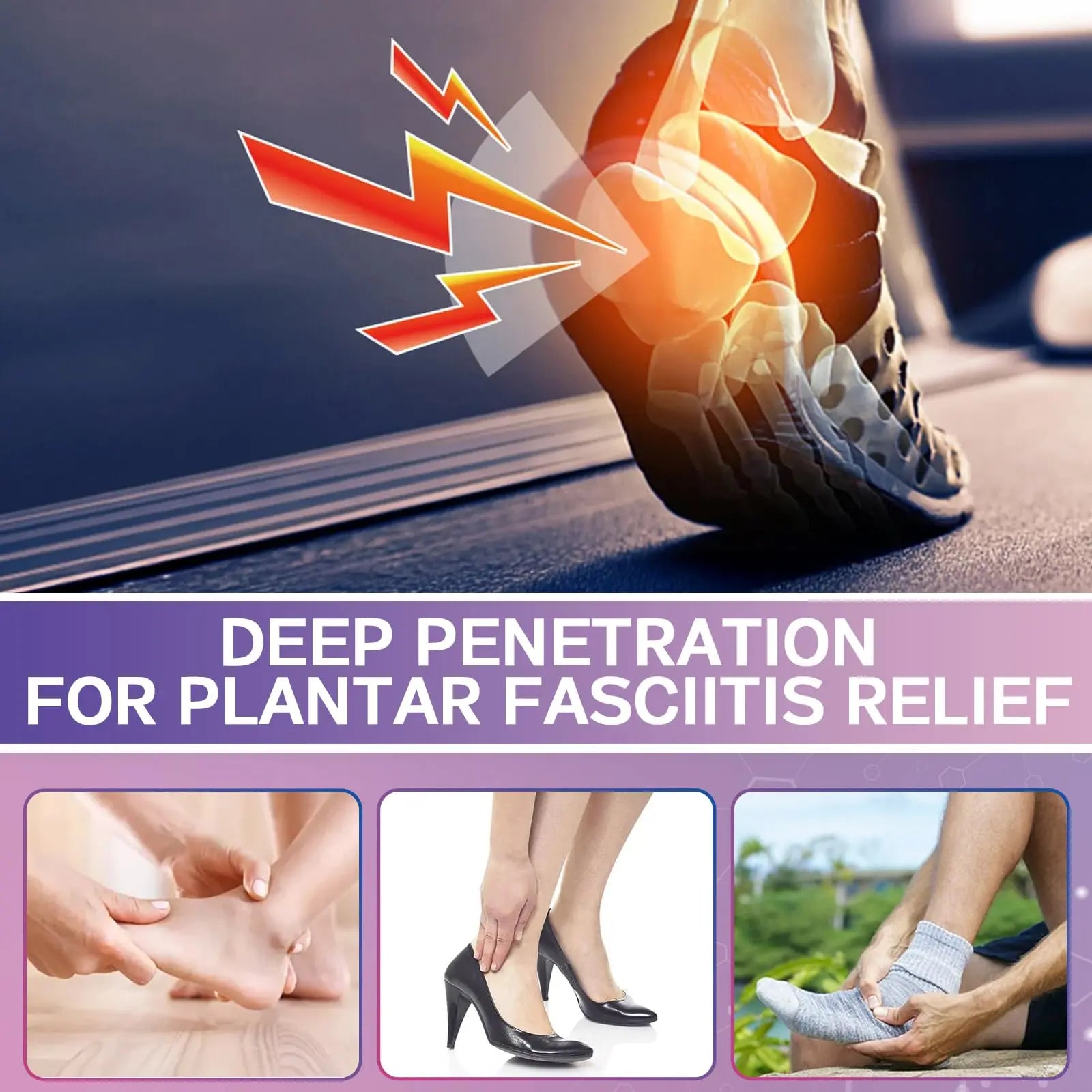 Mosconly Plantar Fasciitis Relief 14 Pcs, Natural Heel Discomfort Relief for Plantar Fasciitis, 12 Hour Maximum Strength Deep Hot, Soothing of Joint Soreness for Heel Discomfort Mosconly uk supplements