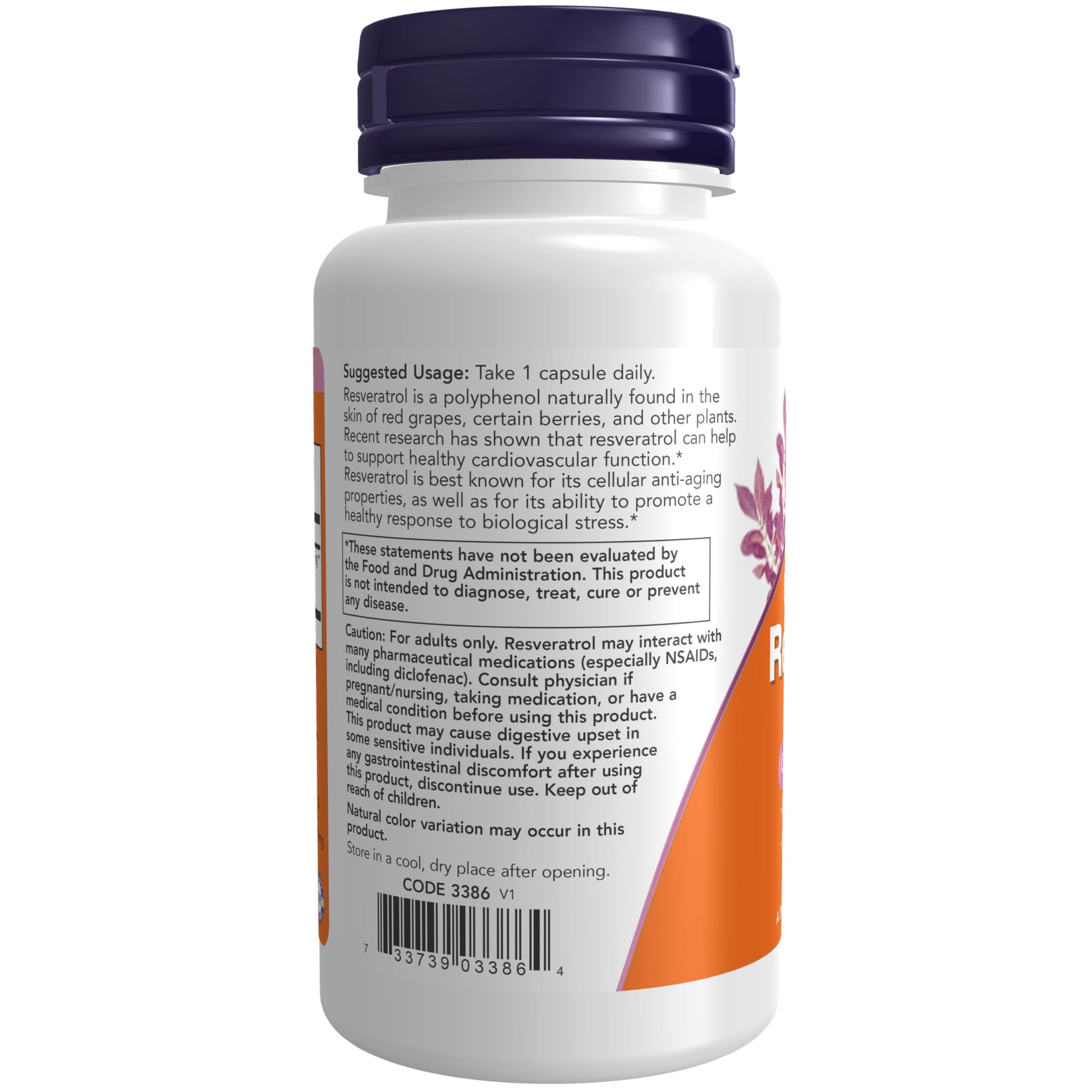 NOW Supplements, Extra Strength Resveratrol 350mg, Natural Trans Resveratrol from 700 mg NOW uk supplements